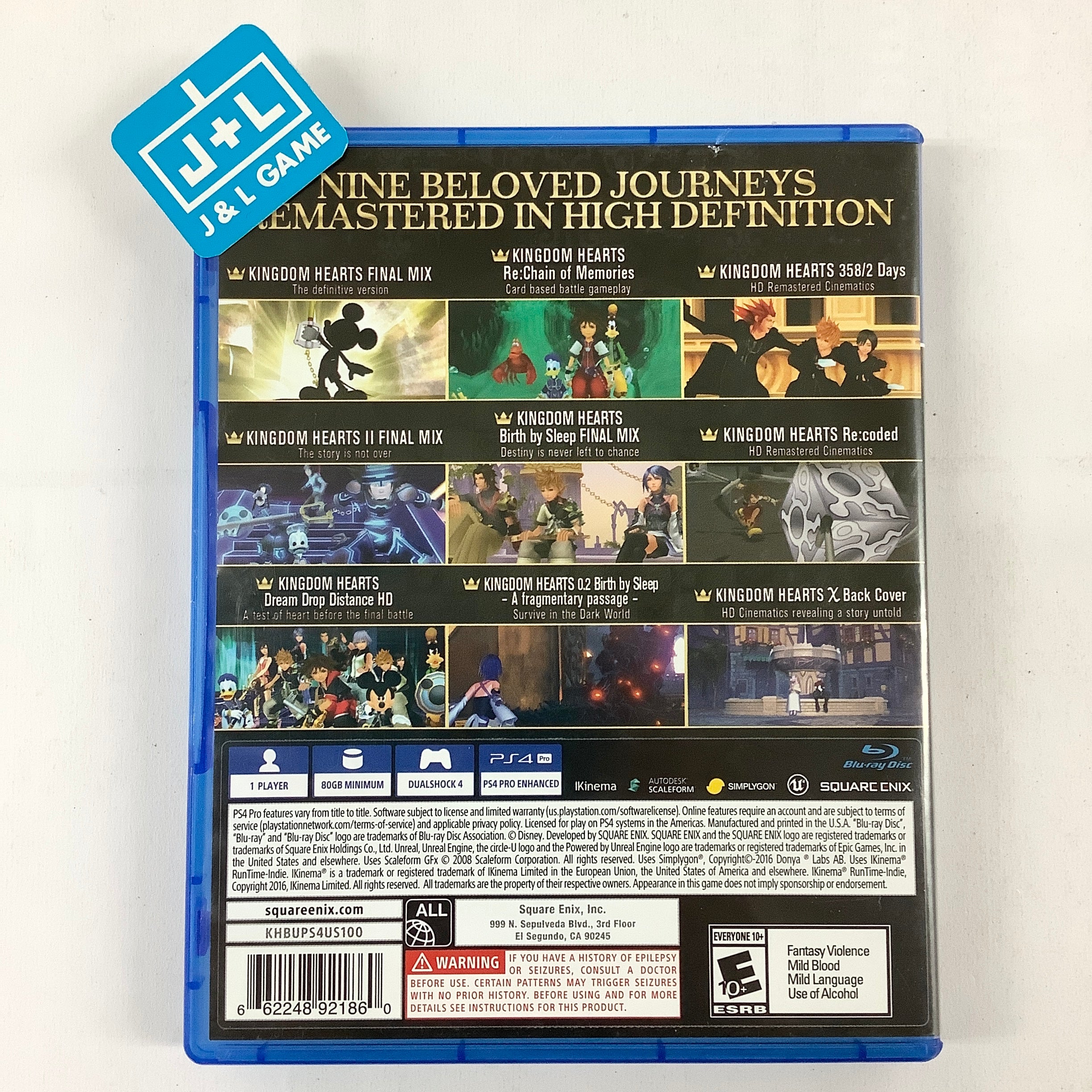 Kingdom Hearts: The Story So Far - (PS4) PlayStation 4 [Pre-Owned] Video Games Square Enix