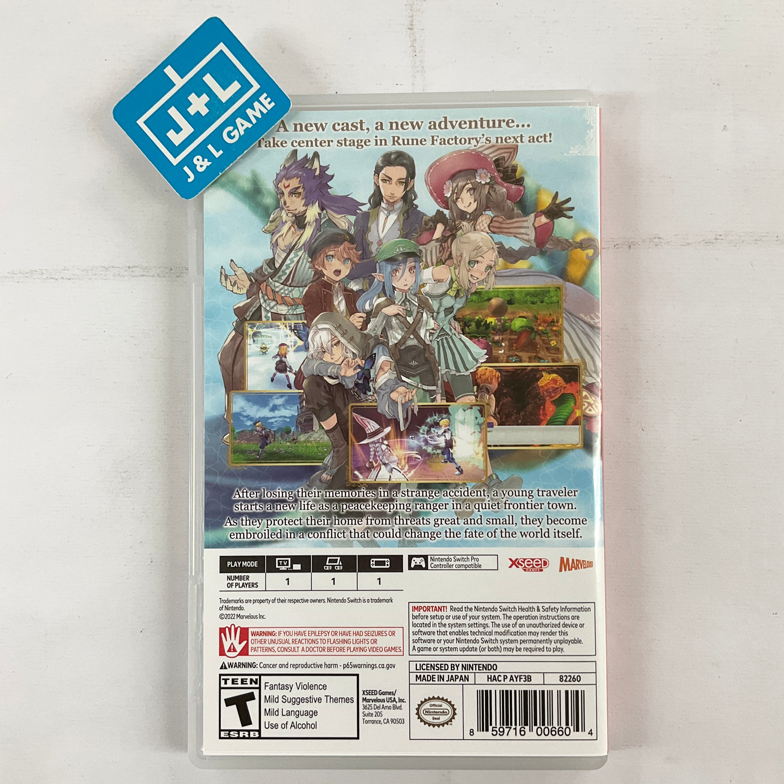 Rune Factory 5 - (NSW) Nintendo Switch [UNBOXING] Video Games XSEED Games   