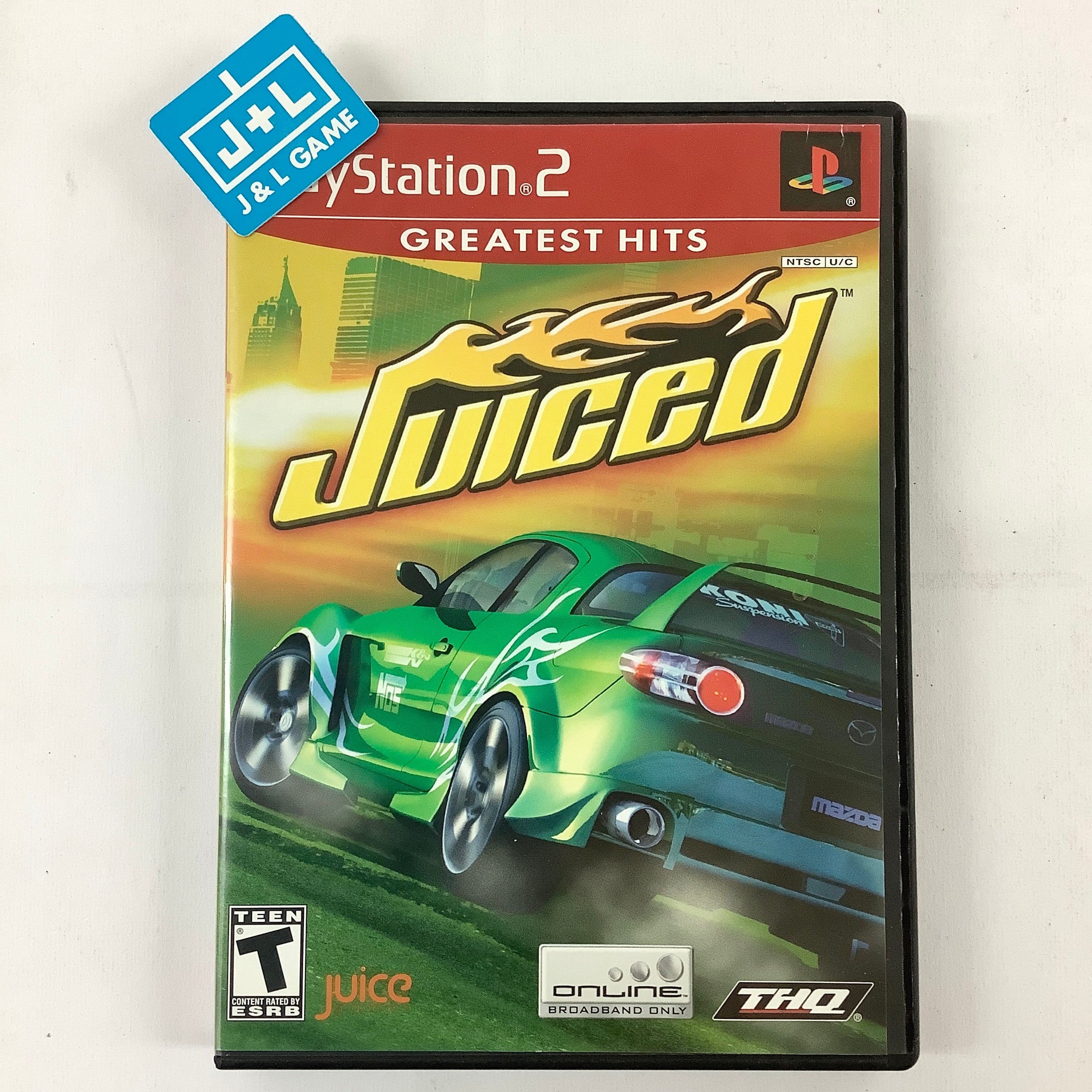 Juiced (Greatest Hits) - (PS2) PlayStation 2 [Pre-Owned] Video Games THQ   