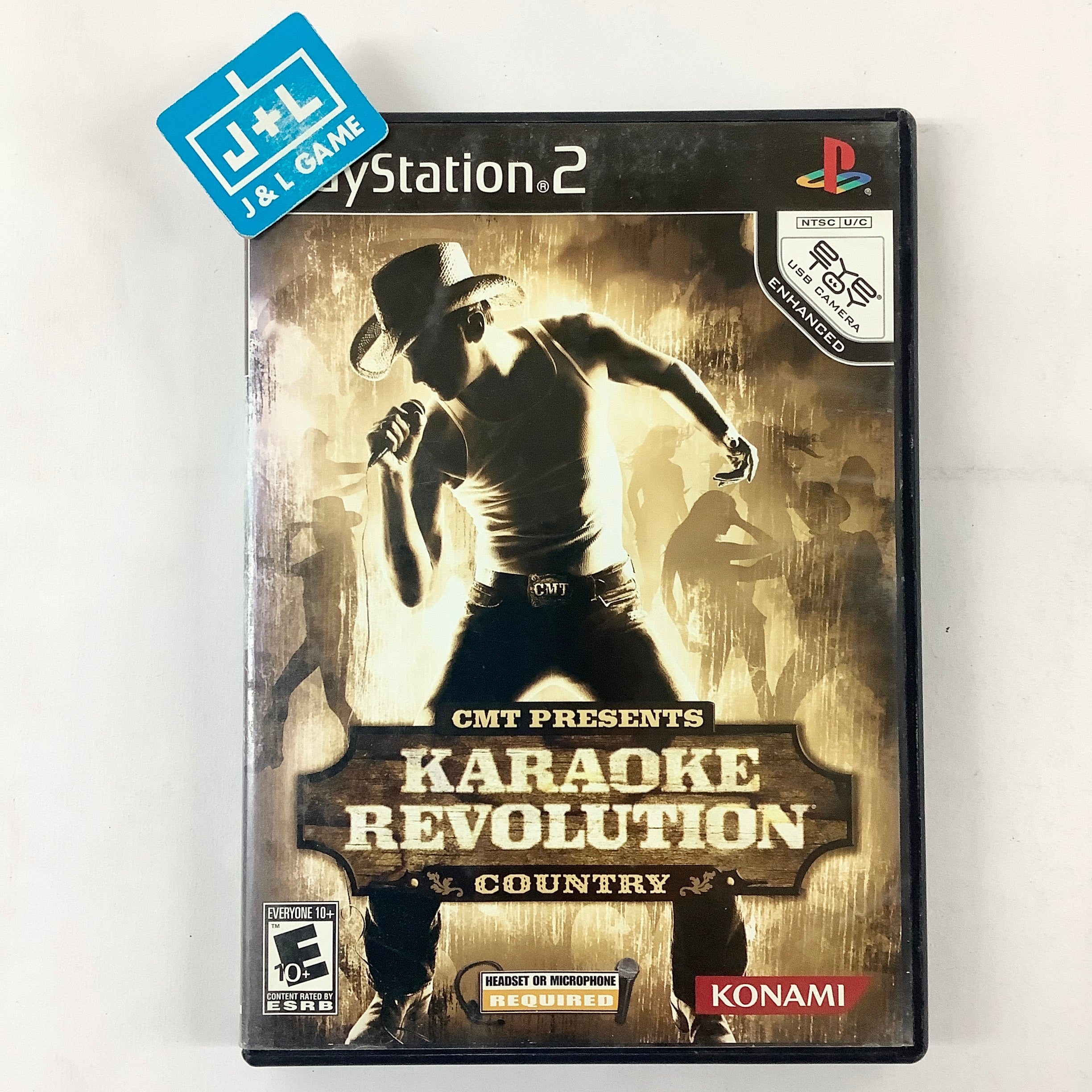 Karaoke Revolution Country - (PS2) PlayStation 2 [Pre-Owned] Video Games Konami   