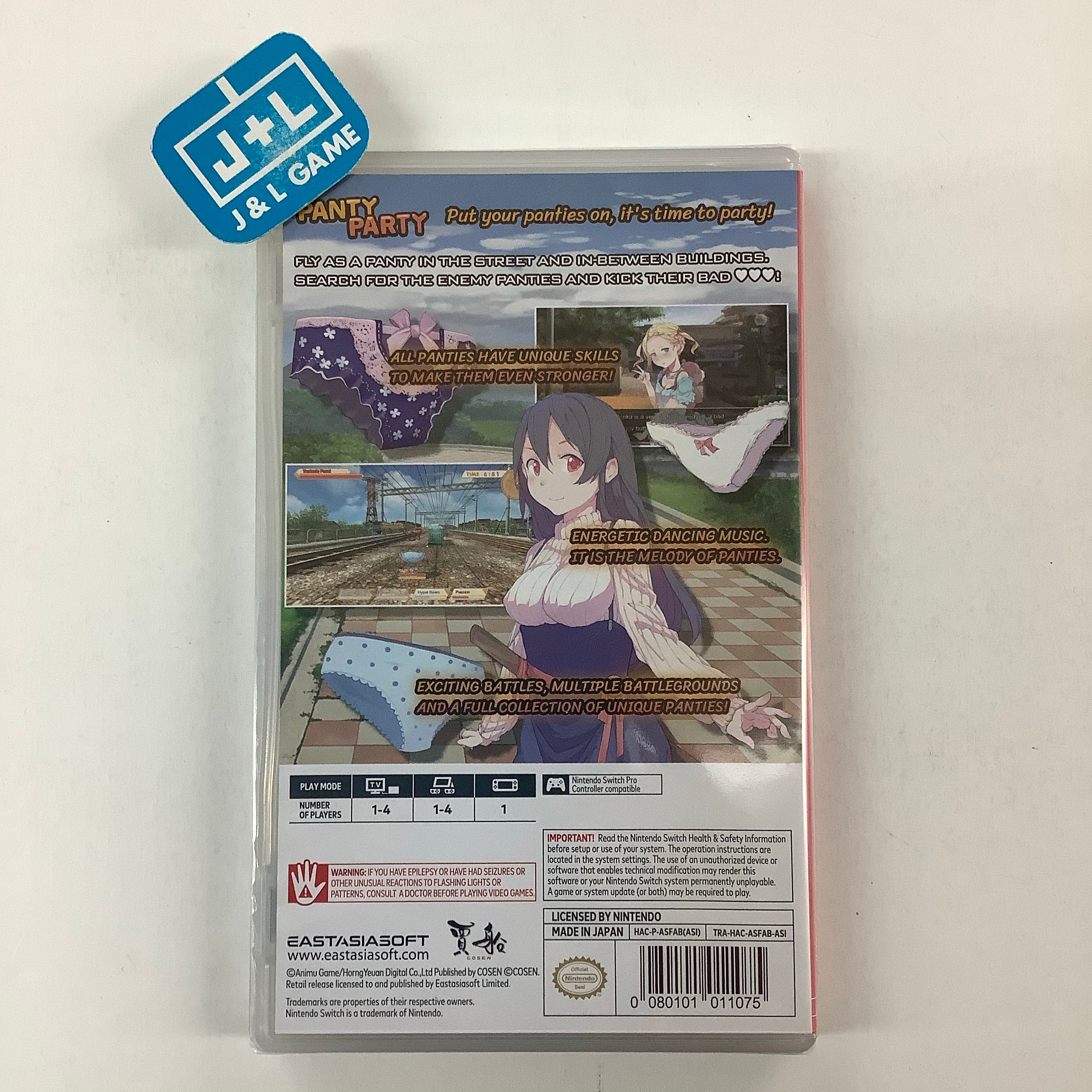 Panty Party - (NSW) Nintendo Switch (Asia Import) Video Games EastAsiaSoft   