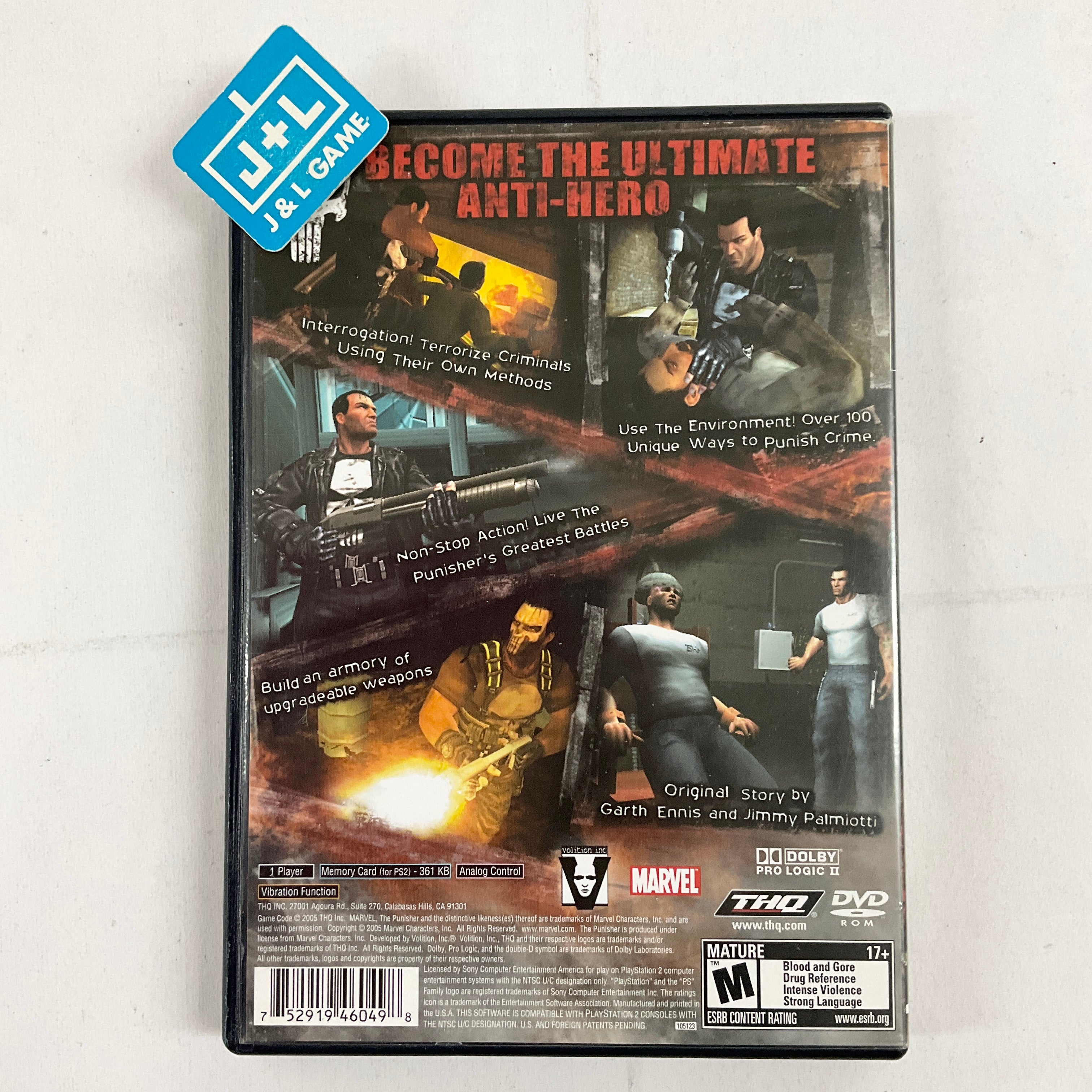 The Punisher - (PS2) PlayStation 2 [Pre-Owned] Video Games THQ   