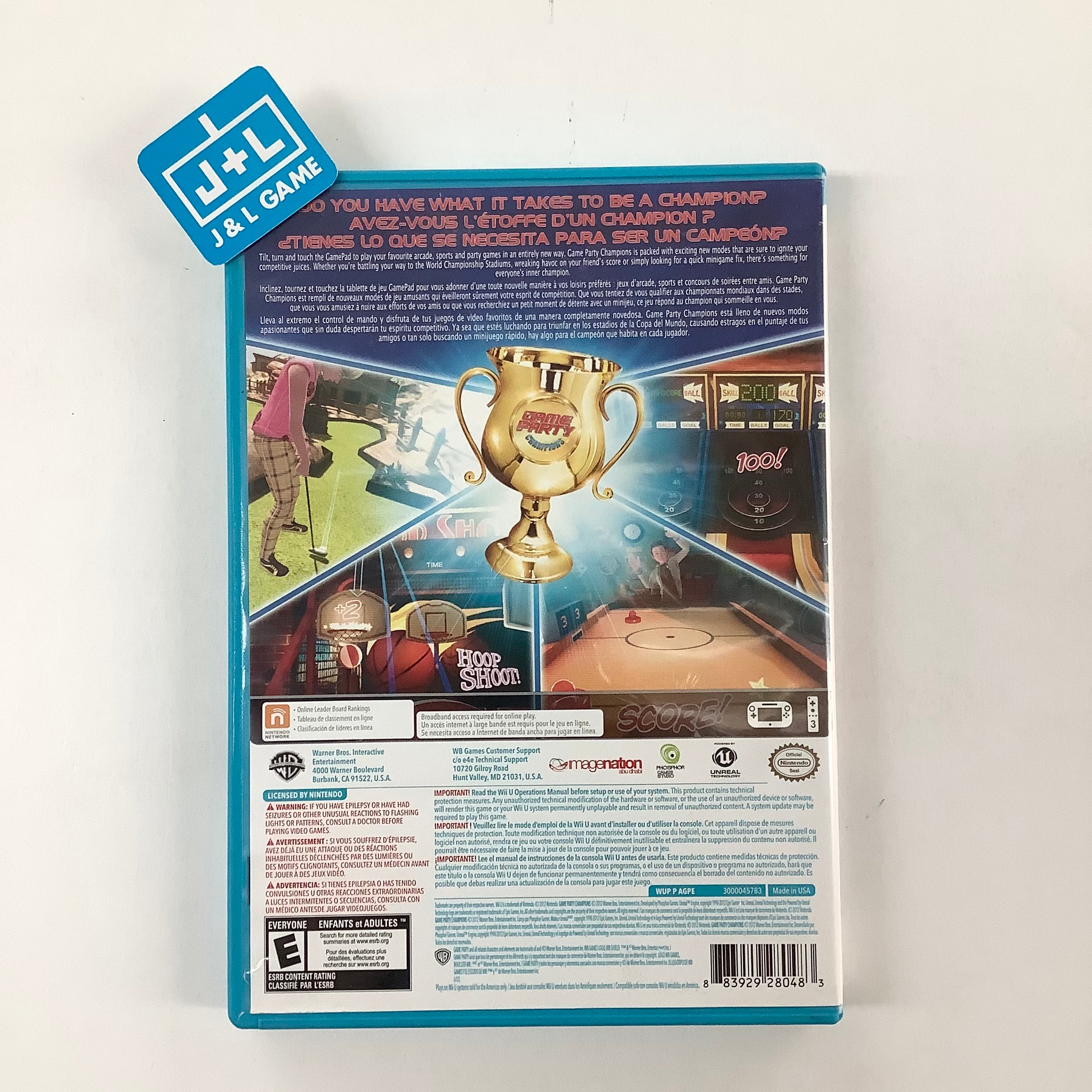 Game Party Champions - Nintendo Wii U [Pre-Owned] Video Games WB Games   