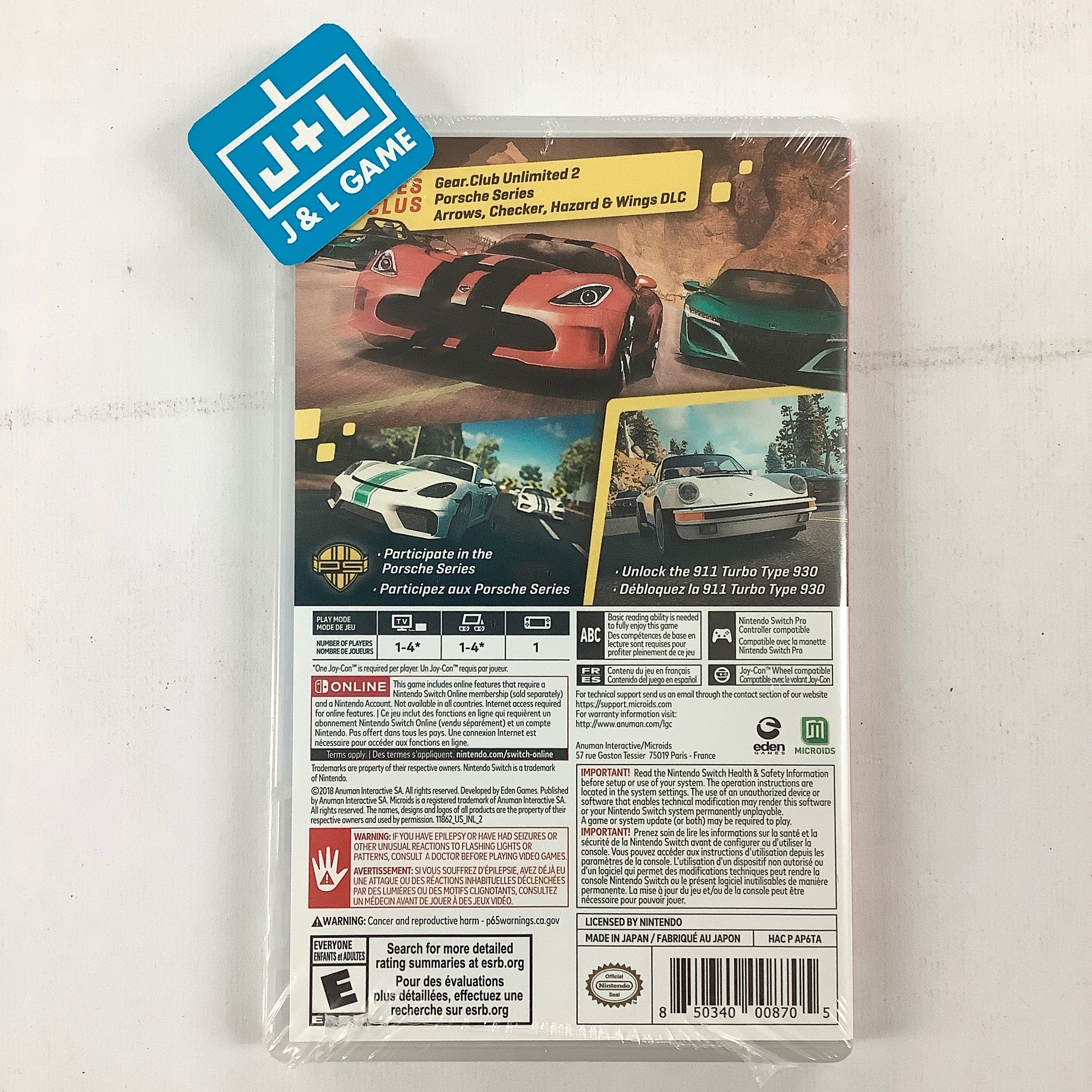 gear club unlimited 2 porsche edition switch Gear Club Unlimited 2: Porsche Edition (Nintendo Switch)