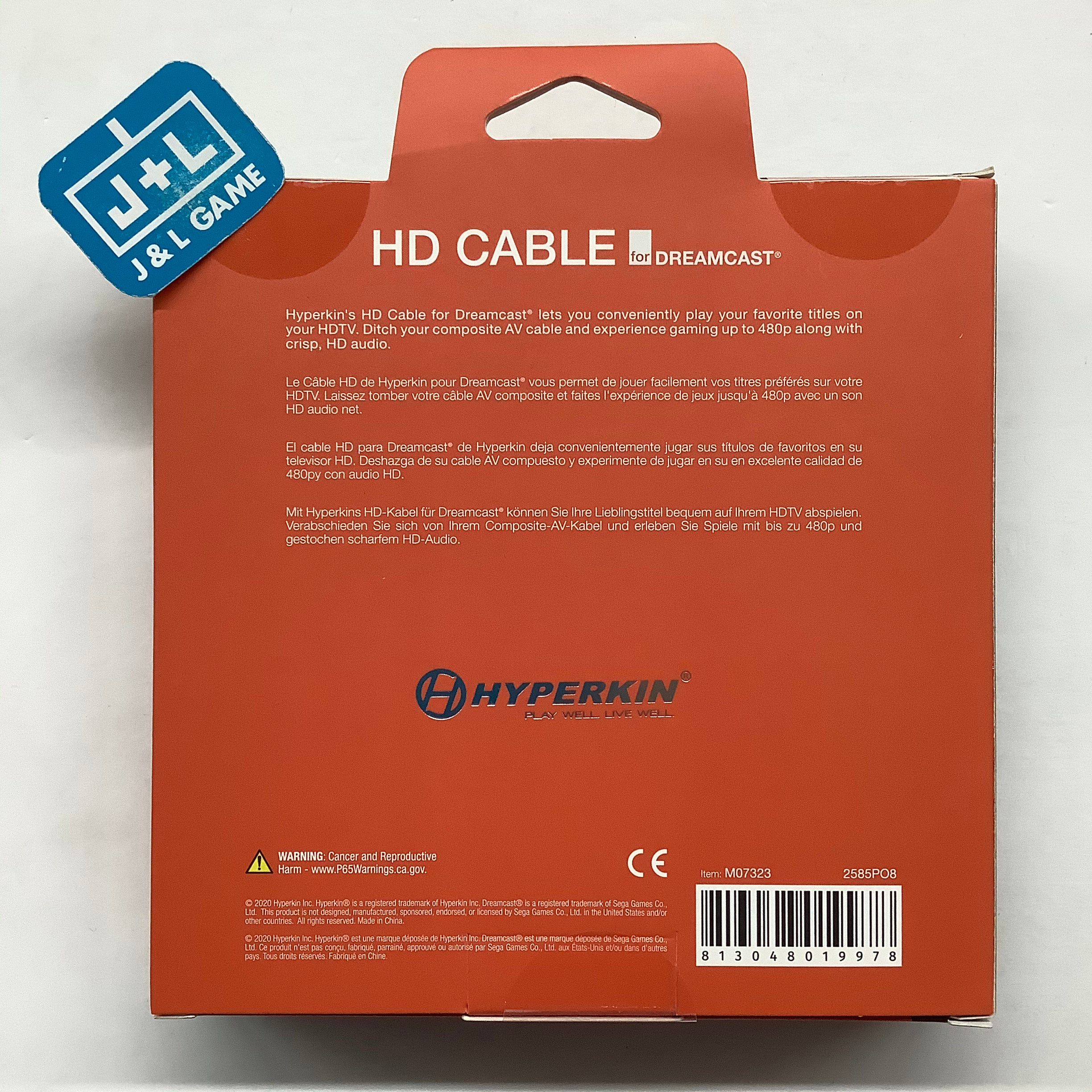 Hyperkin HD Cable for Dreamcast - SEGA Dreamcast Accessories Hyperkin   