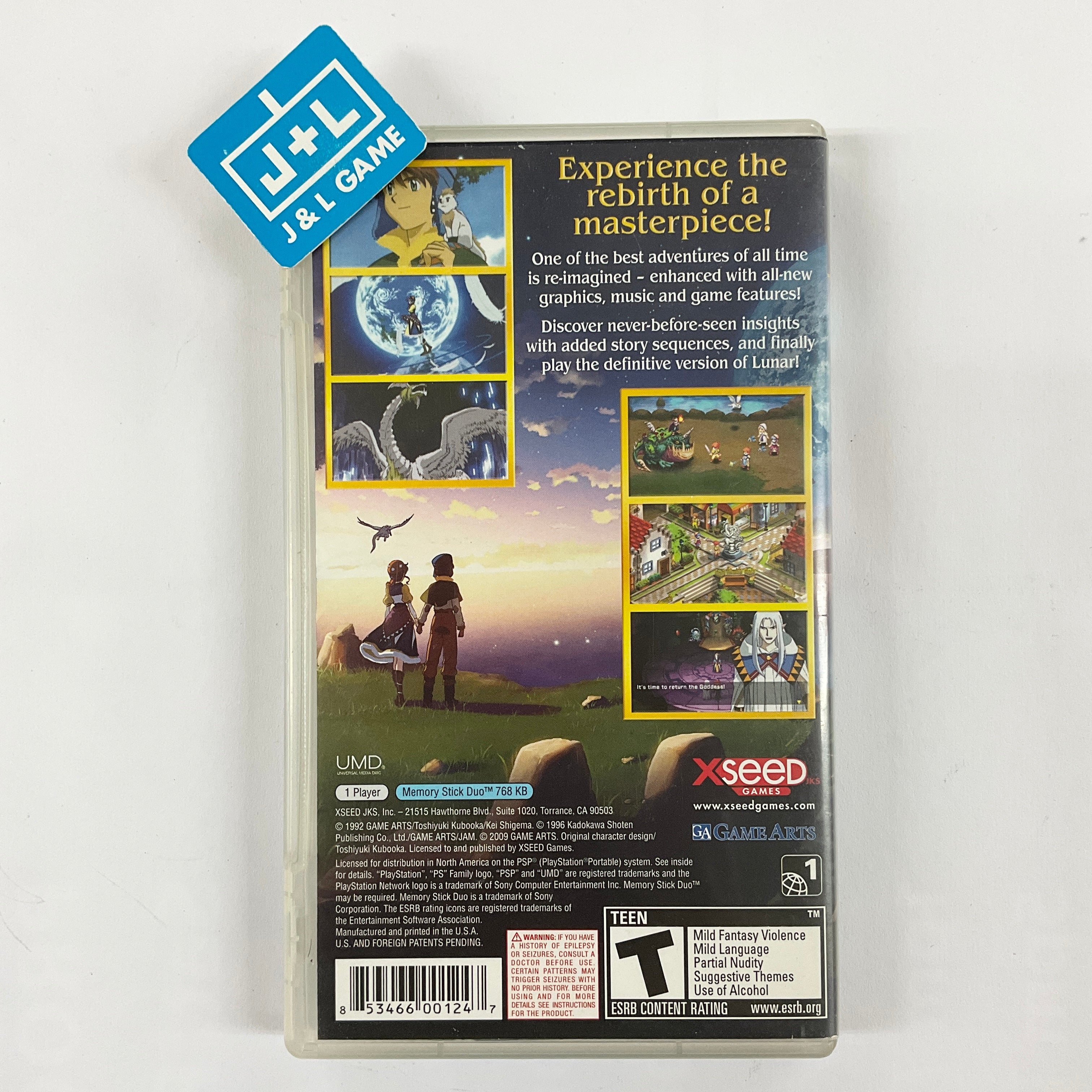 Lunar: Silver Star Harmony - Sony PSP [Pre-Owned] Video Games Xseed   