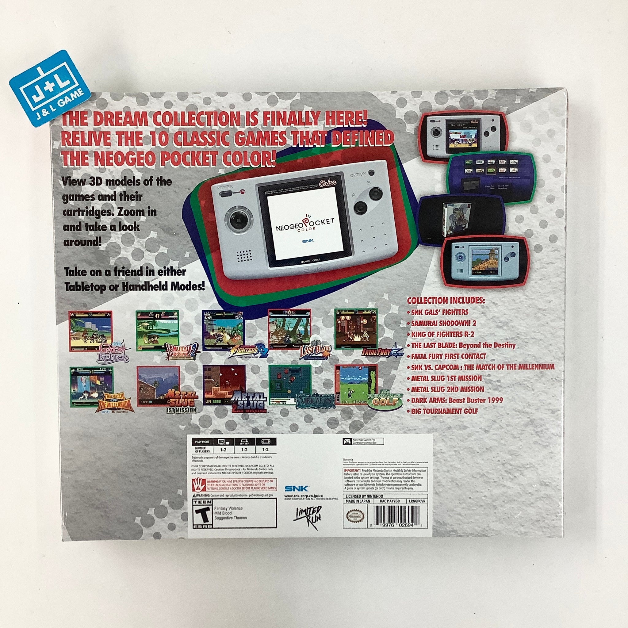 Prix de NeoGeo Pocket Color Selection Vol. 1 [Classic Edition] sur