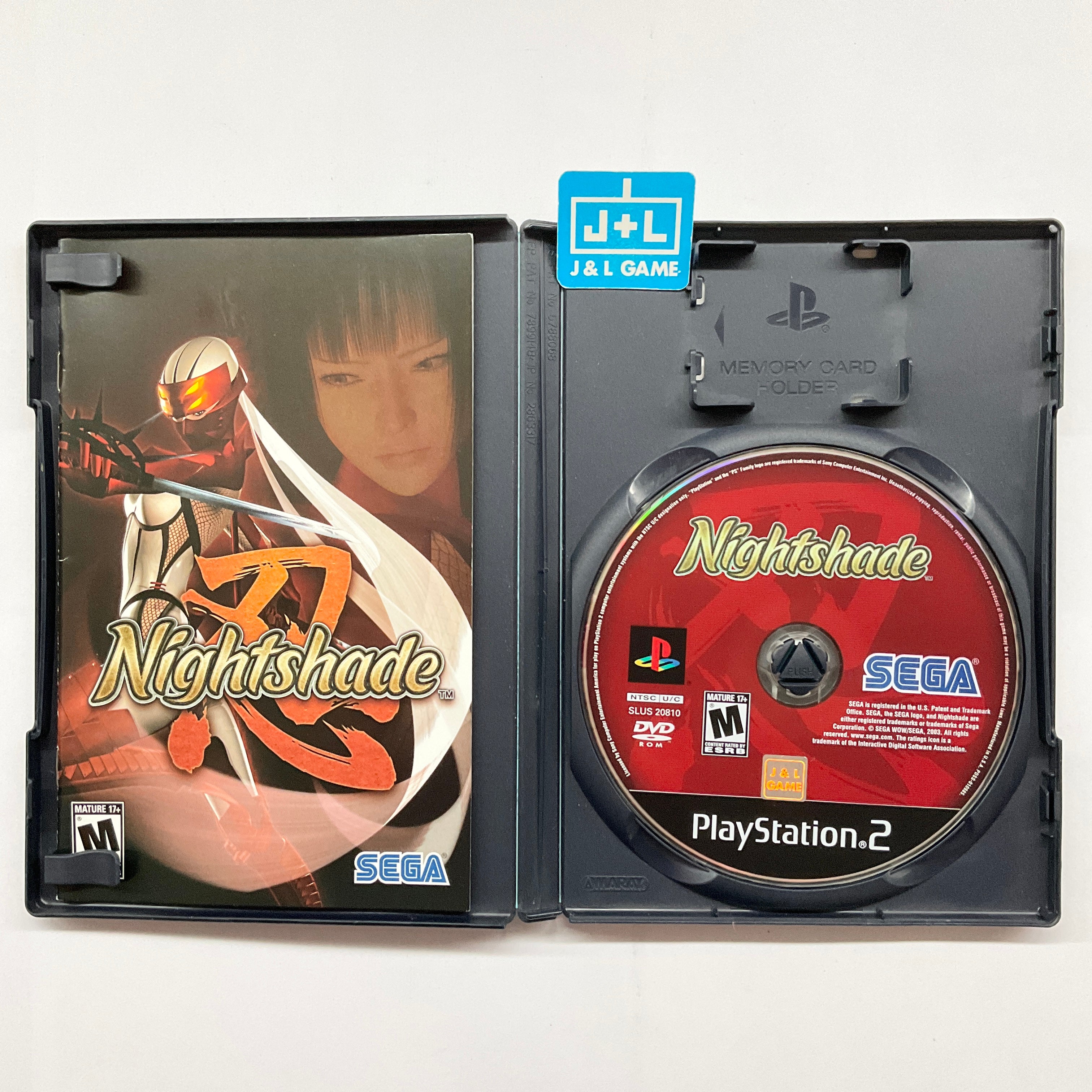 Nightshade - (PS2) PlayStation 2 [Pre-Owned] Video Games Sega   