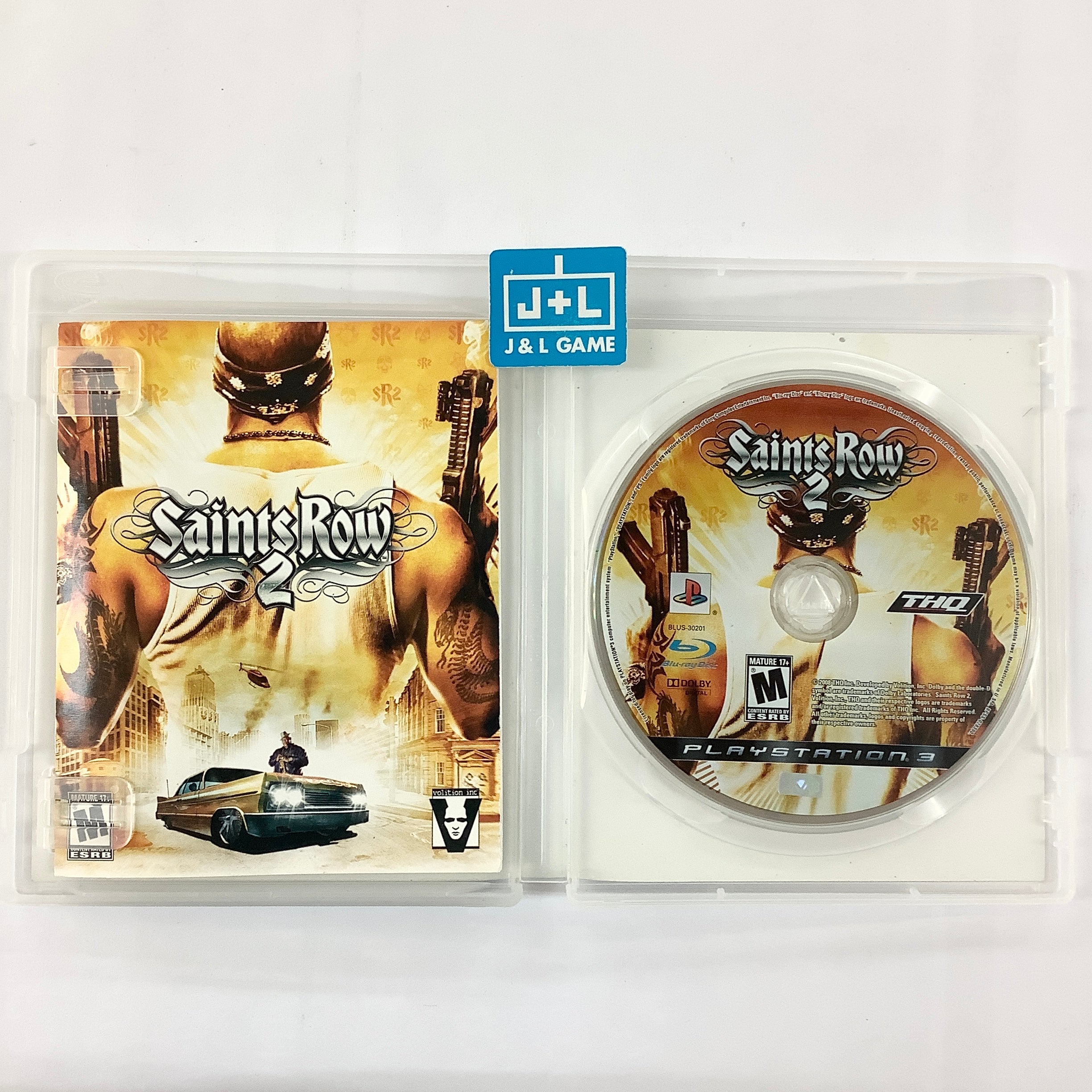 Saints Row 2 - (PS3) PlayStation 3 [Pre-Owned] Video Games THQ   