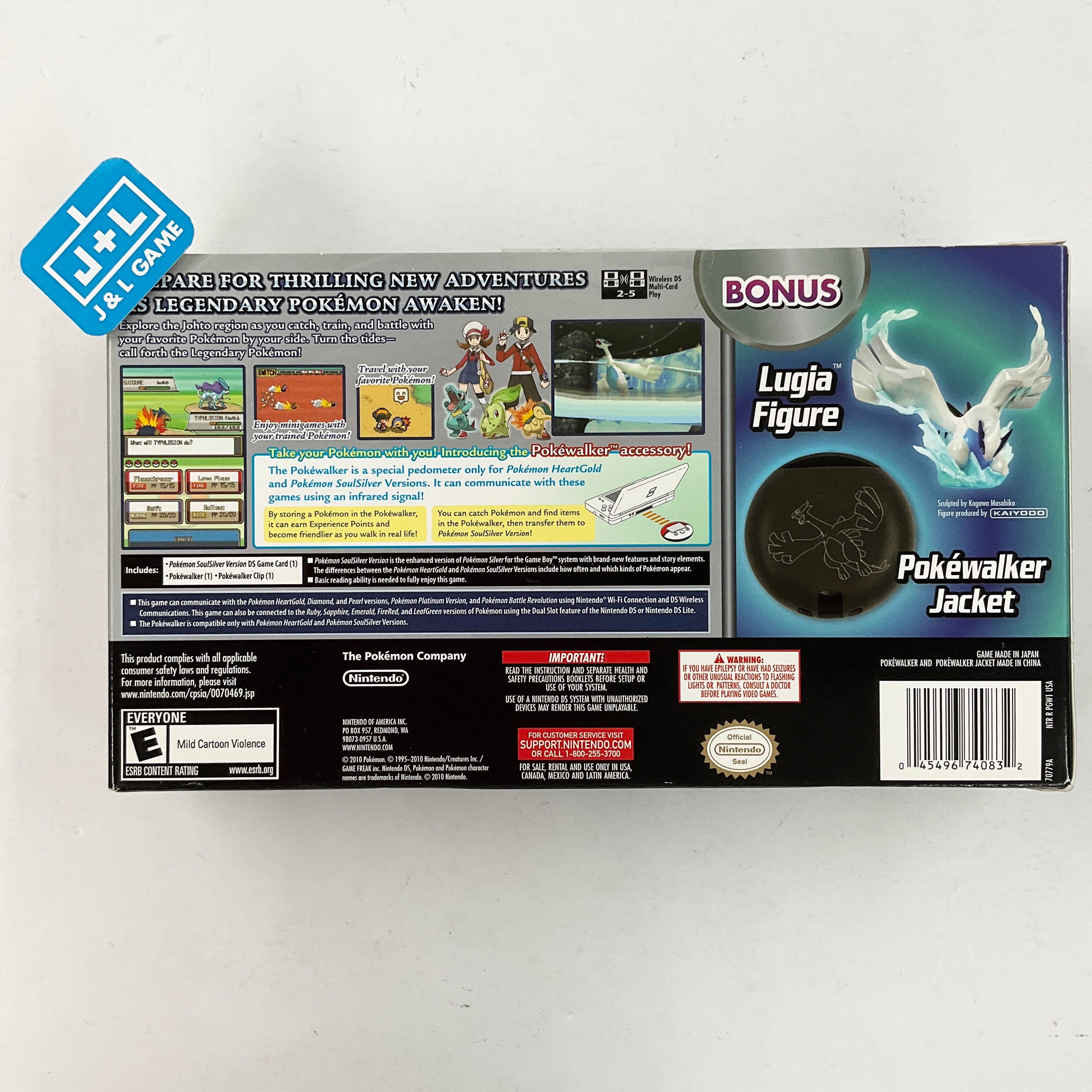 Pokemon SoulSilver Version (w/Bonus Figure & Pokewalker