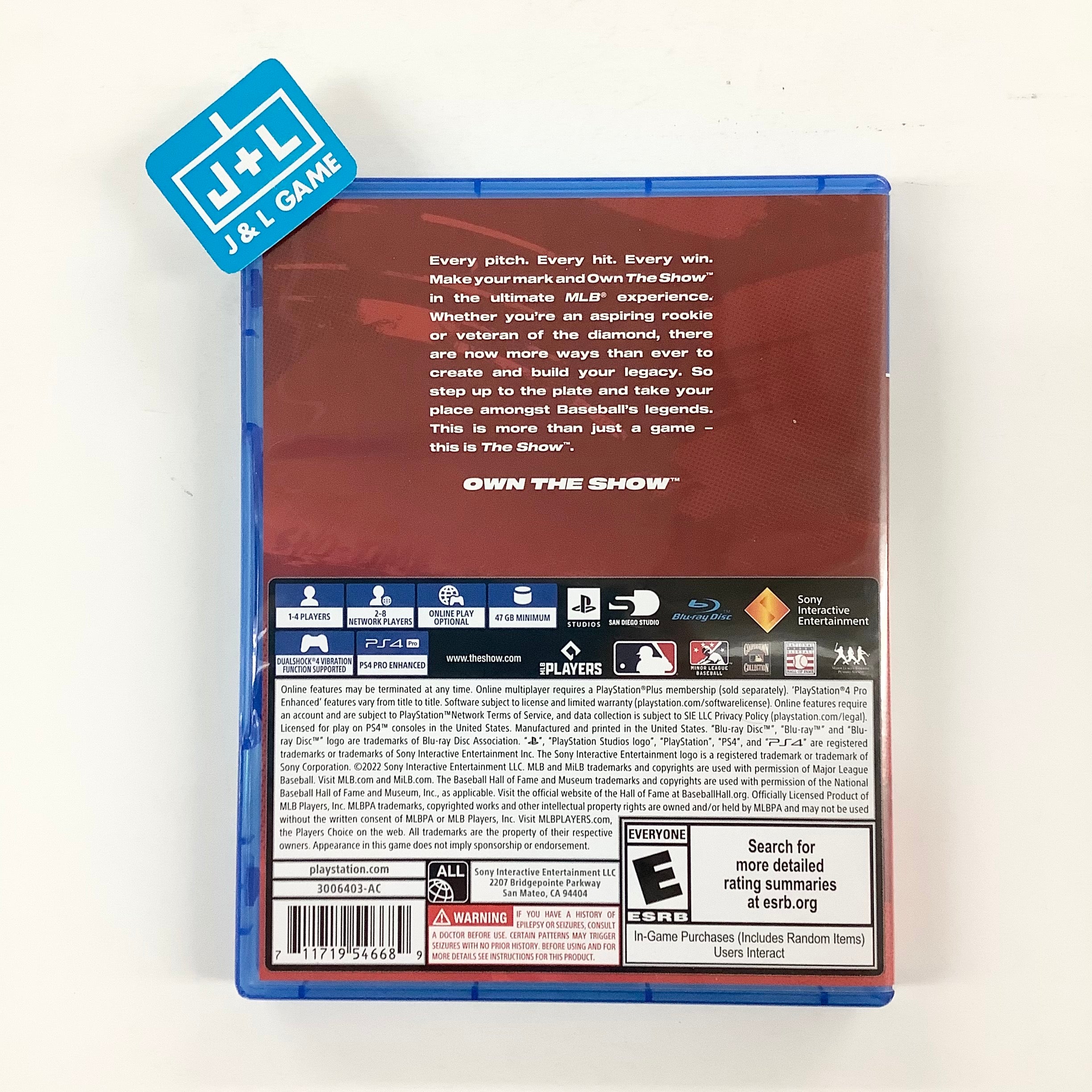MLB The Show 22 - (PS4) PlayStation 4 [UNBOXING] Video Games MLB AM   