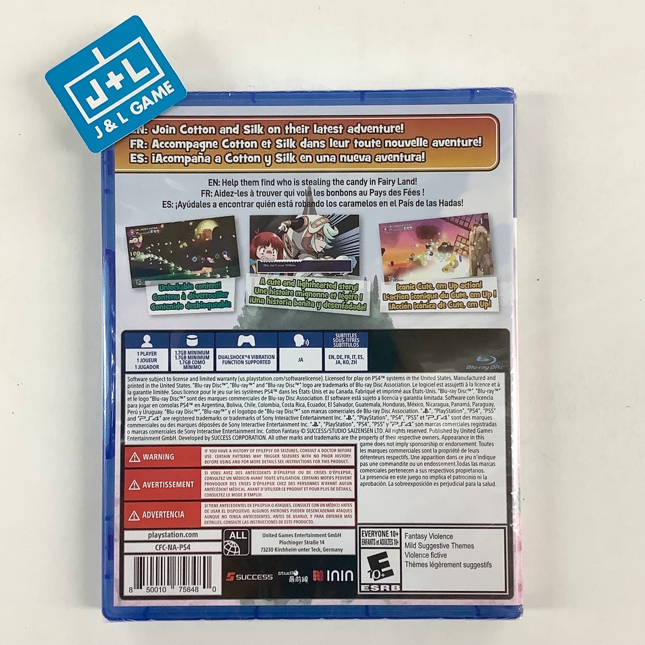 Cotton Fantasy - (PS4) PlayStation 4 Video Games ININ Games