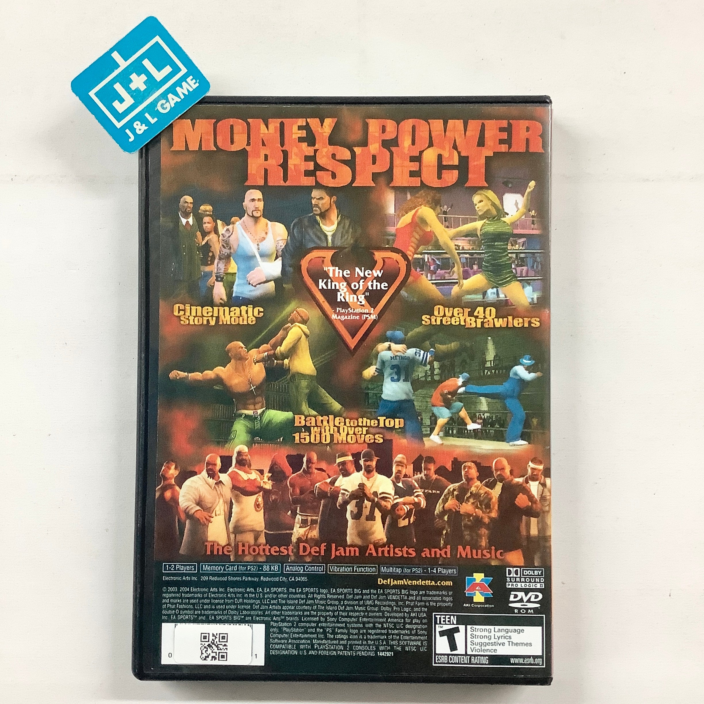 Def Jam Vendetta (Greatest Hits)  - (PS2) PlayStation 2 [Pre-Owned] Video Games EA Sports Big   