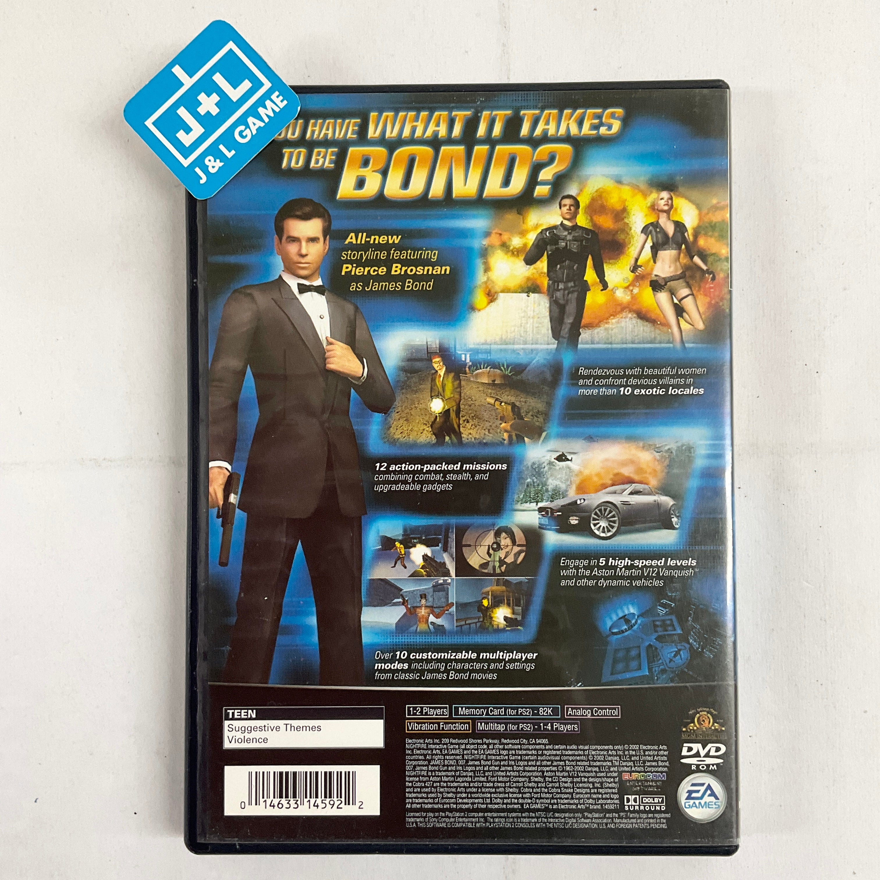 007: Nightfire - (PS2) PlayStation 2 [Pre-Owned] | J&L Game