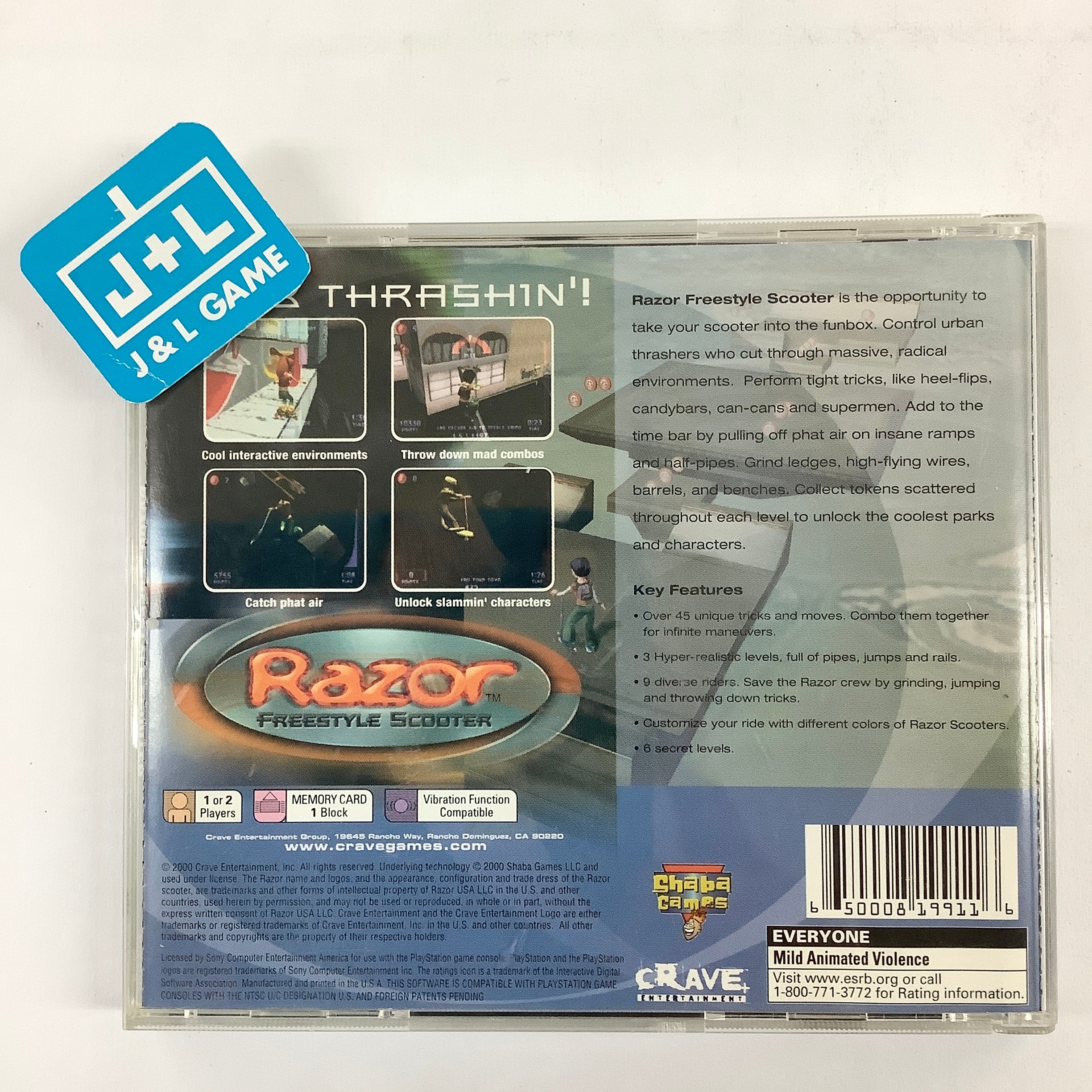 Razor Freestyle Scooter - (PS1) PlayStation 1 [Pre-Owned] | J&L Game