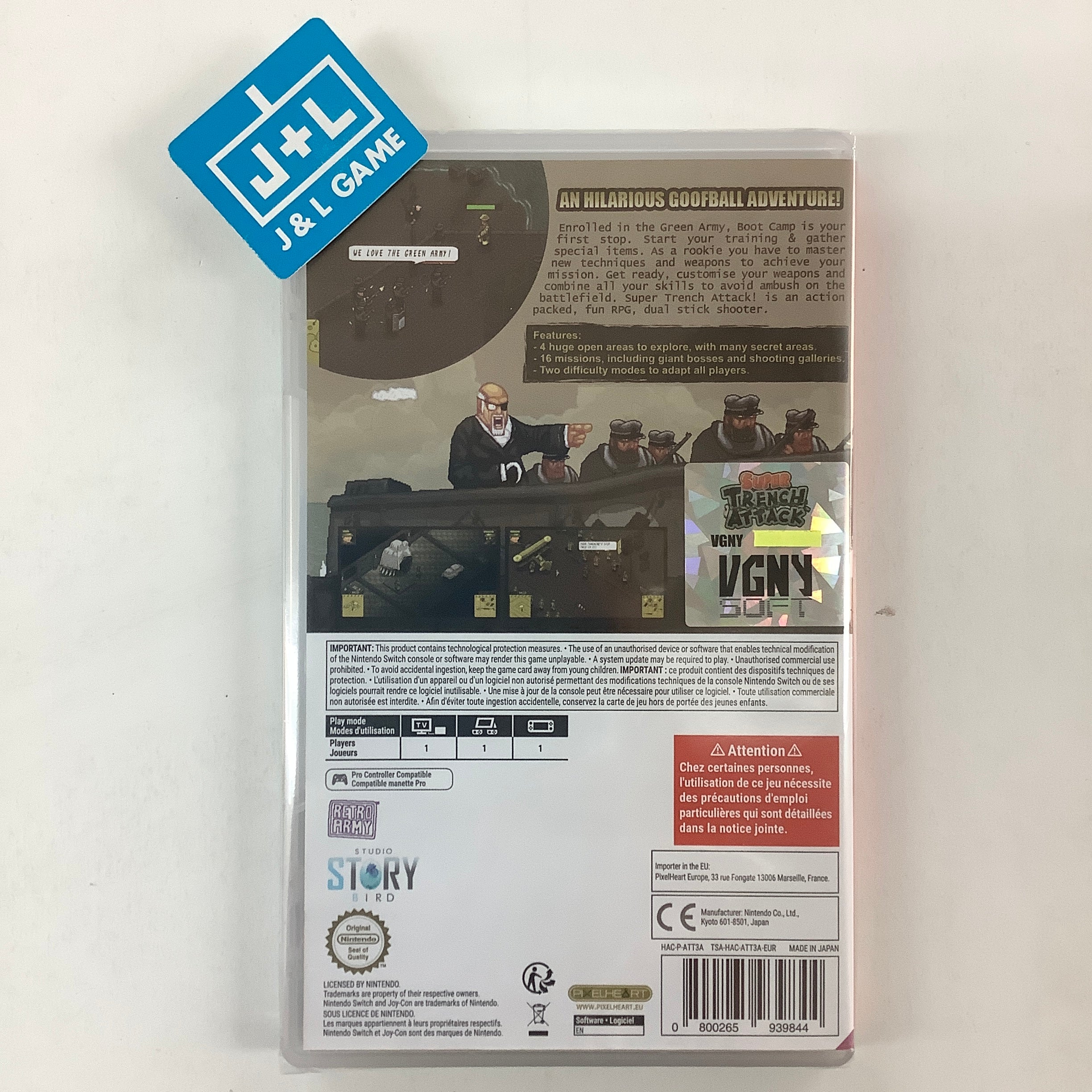 Super Trench Attack - (NSW) Nintendo Switch (European Import) Video Games VGNYsoft   