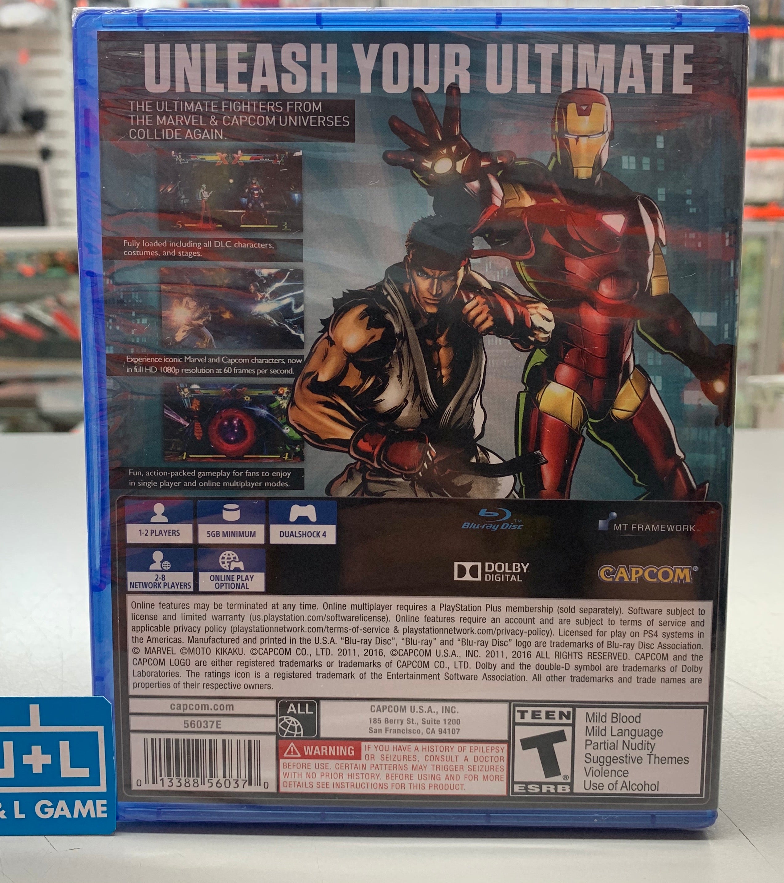 Ultimate Marvel Vs. Capcom 3 - (PS4) Playstation 4 Video Games Capcom   