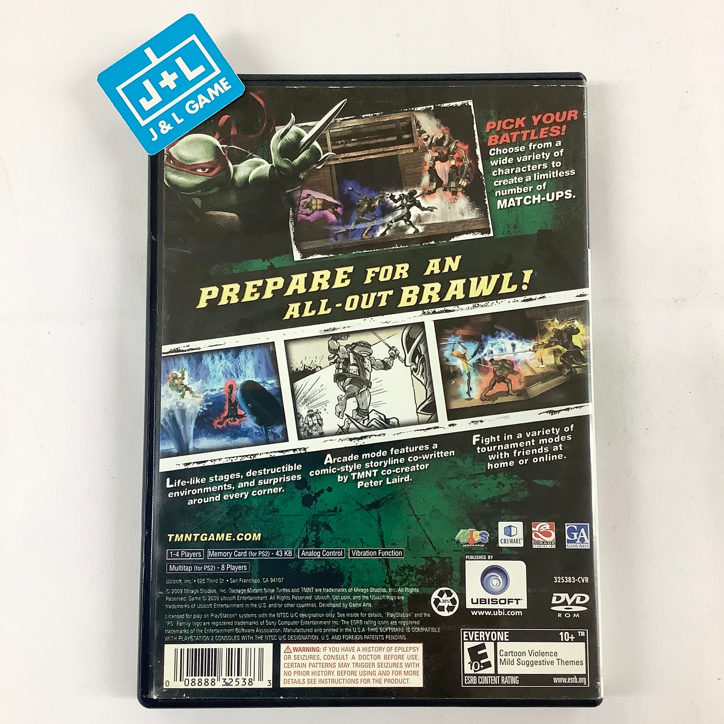 Teenage Mutant Ninja Turtles: Smash-Up - (PS2) PlayStation 2 [Pre-Owned] Video Games Ubisoft   