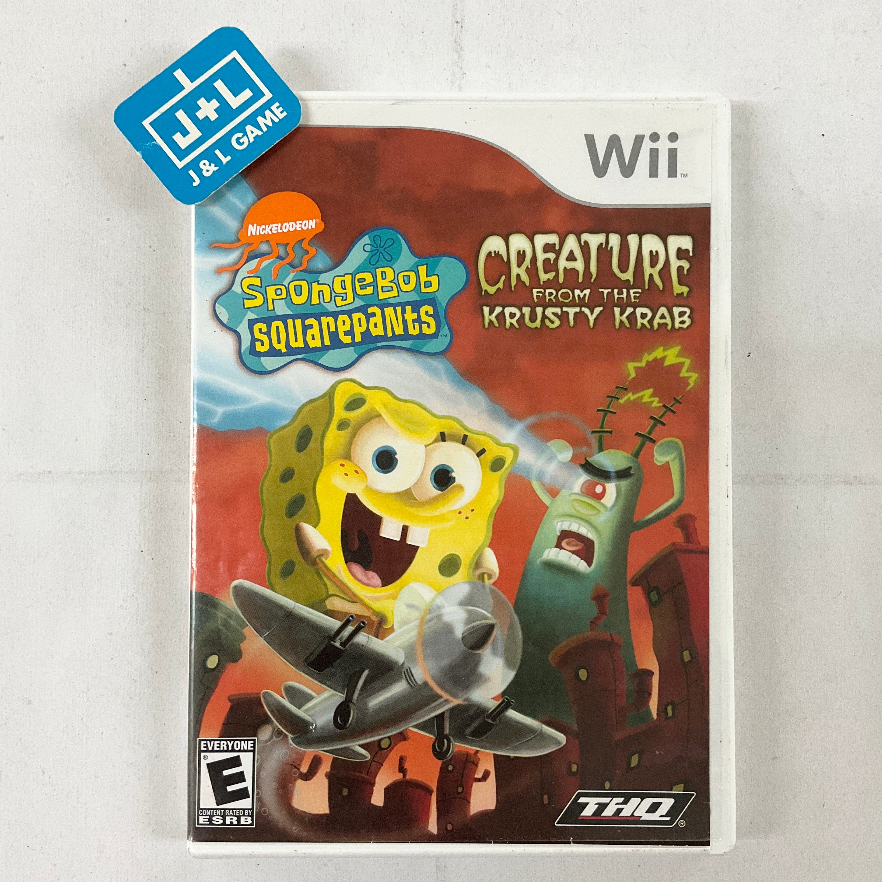 SpongeBob SquarePants: Creature from the Krusty Krab - Nintendo Wii [Pre-Owned] Video Games THQ   