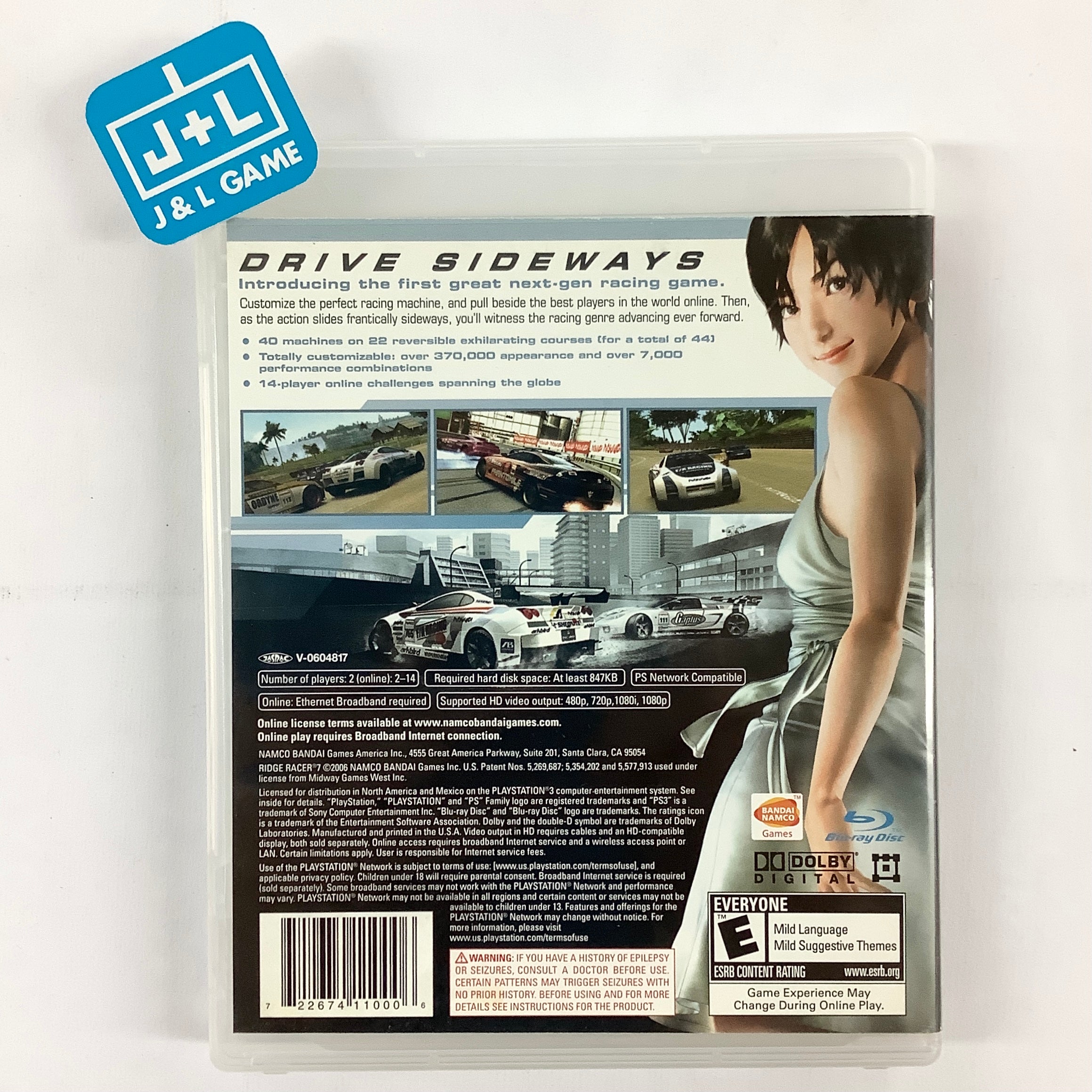 Ridge Racer 7 - (PS3) PlayStation 3 [Pre-Owned] Video Games Namco Bandai Games   