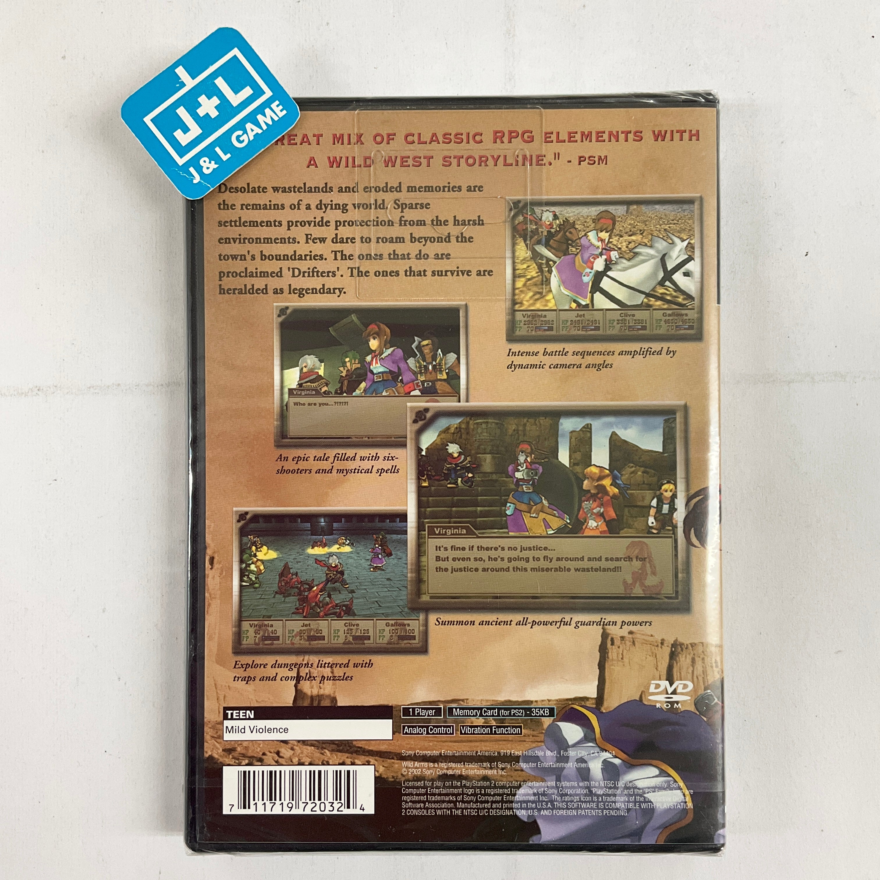 Wild Arms 3 - (PS2) PlayStation 2 Video Games SCEA   