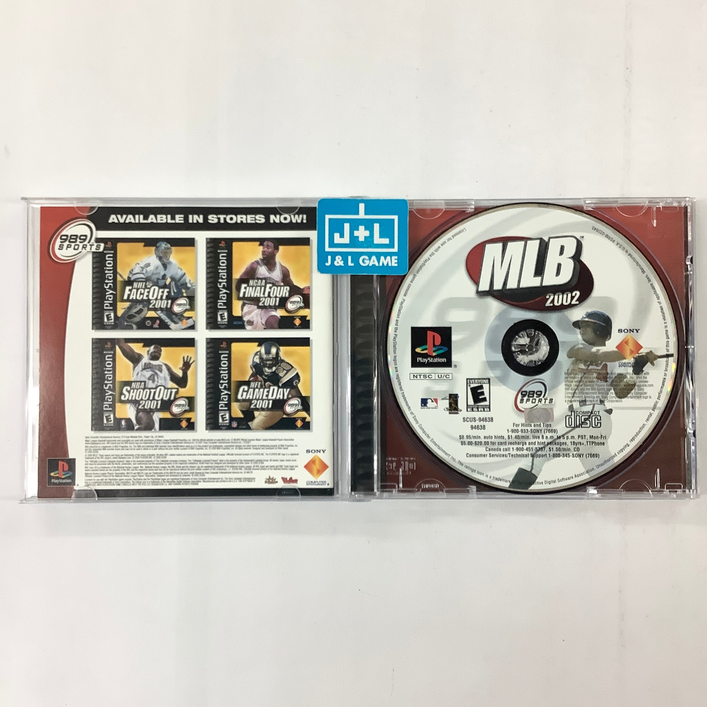 MLB 2002 - (PS1) PlayStation 1 [Pre-Owned] Video Games SCEA   