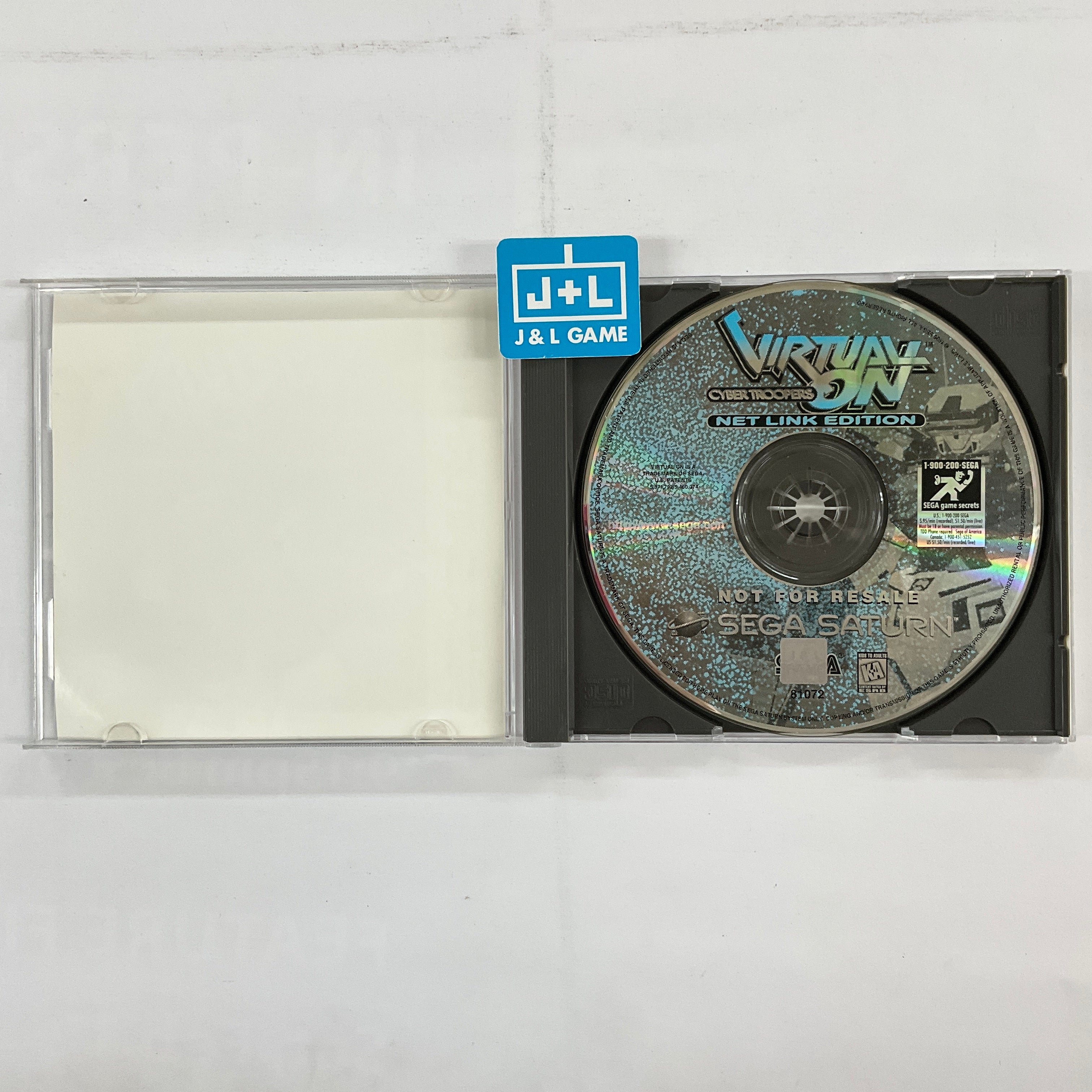 Virtual-On: Cyber Troopers (NetLink Edition) - (SS) SEGA Saturn [Pre-Owned] Video Games Sega   