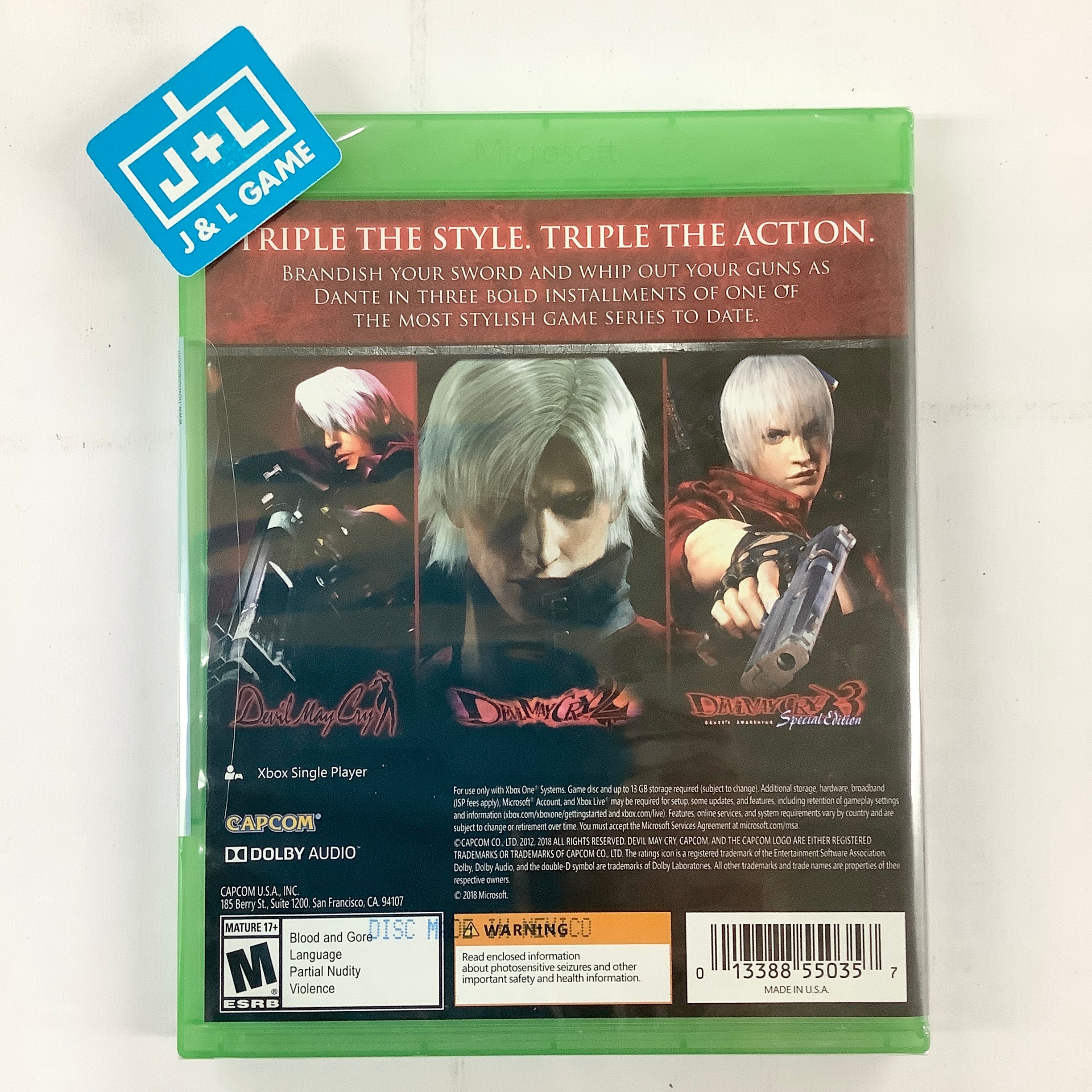 Devil May Cry HD Collection - (XB1) Xbox One Video Games Capcom   