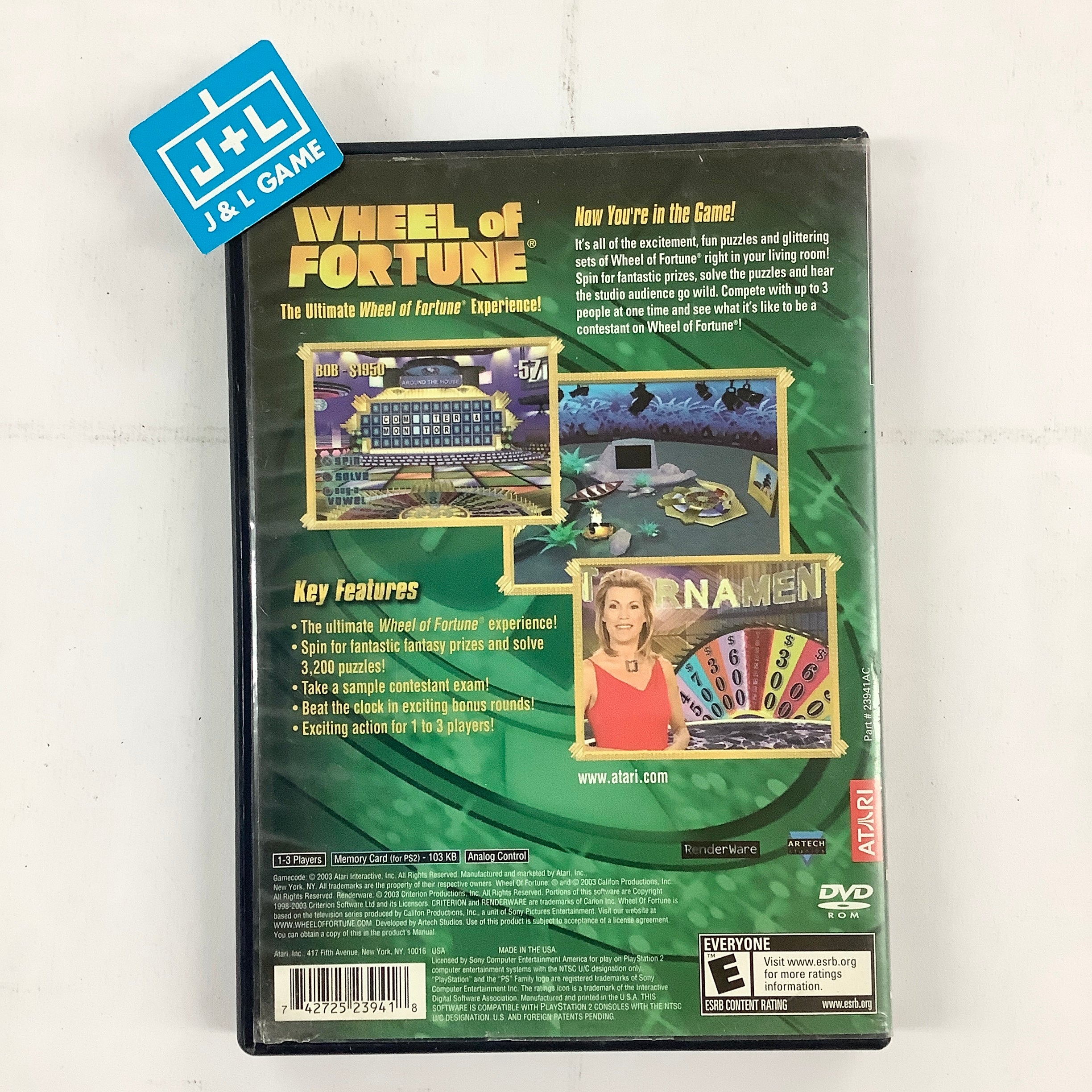 Wheel of Fortune - (PS2) PlayStation 2 [Pre-Owned] Video Games Atari SA   