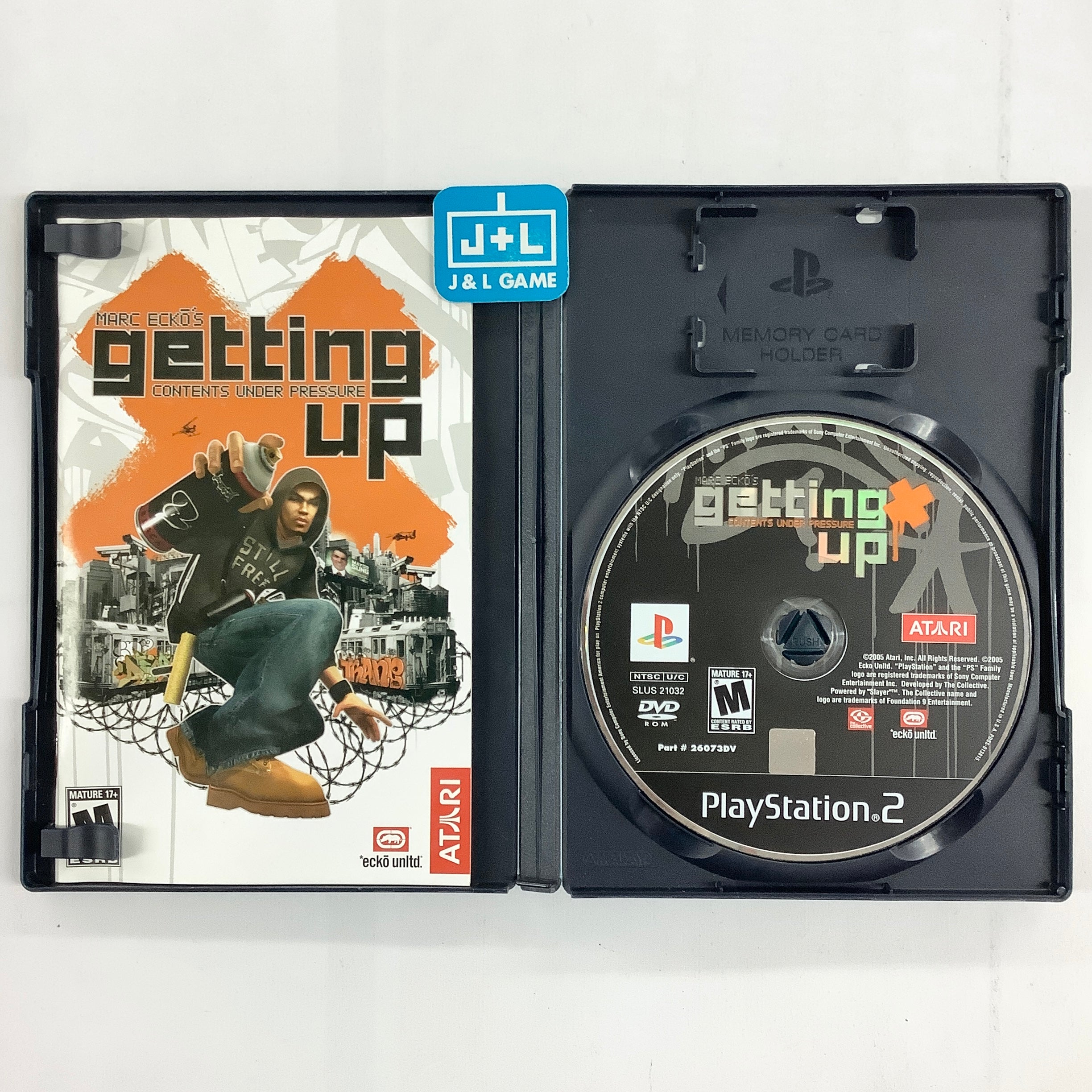 Marc Ecko's Getting Up: Contents Under Pressure - (PS2) PlayStation 2 [Pre-Owned] Video Games Atari SA   