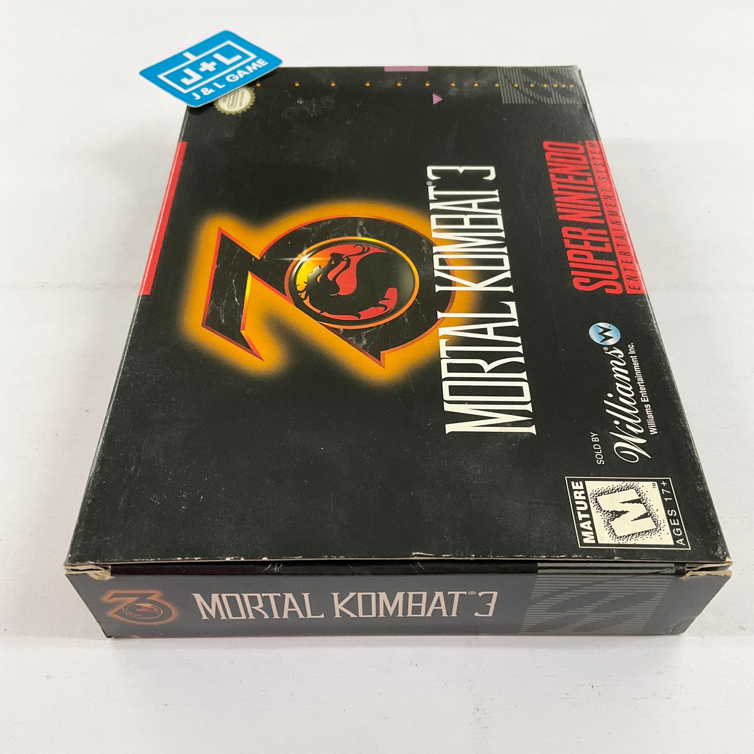 Mortal Kombat 3 - (SNES) Super Nintendo [Pre-Owned] Video Games Williams   