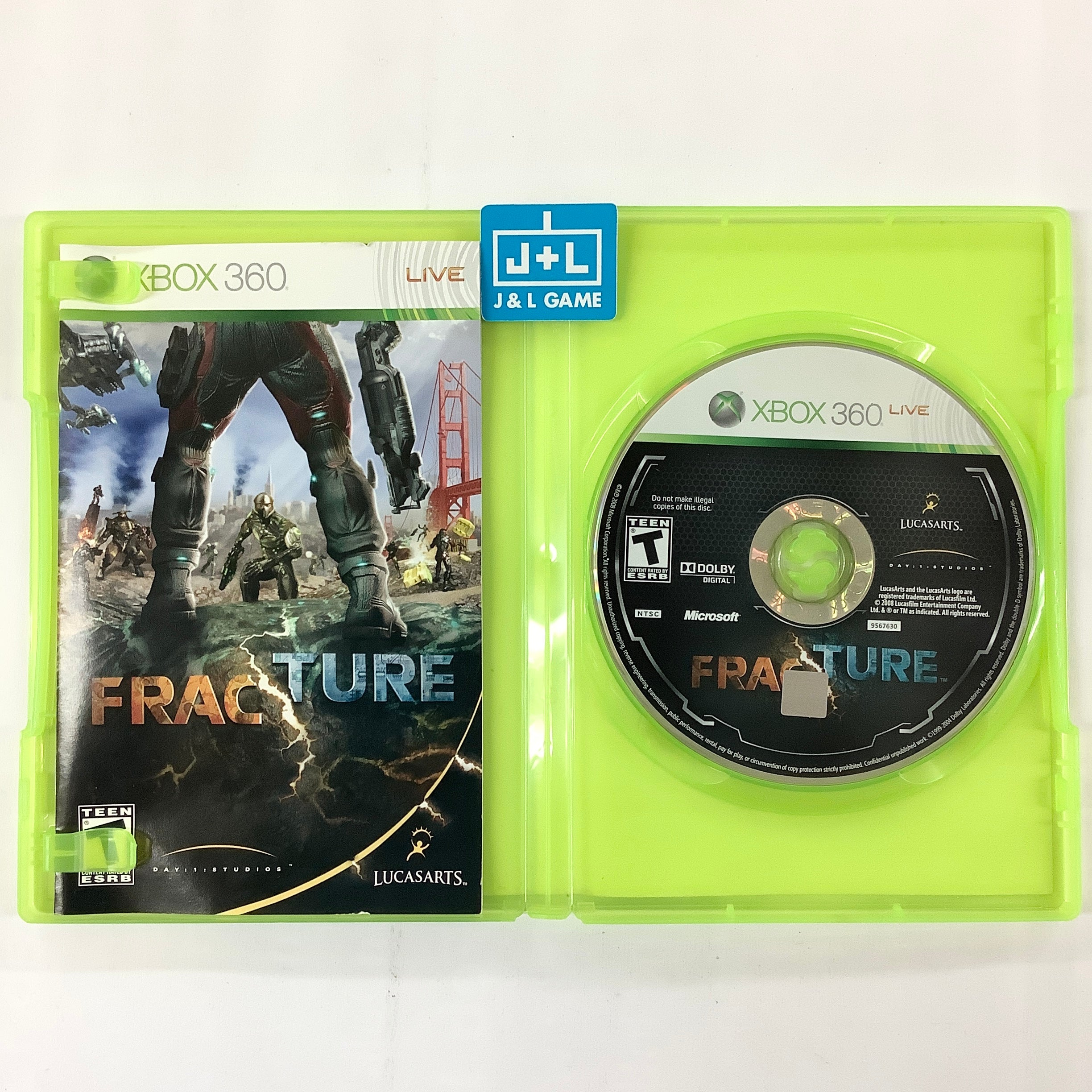 Fracture - Xbox 360 [Pre-Owned] Video Games LucasArts   