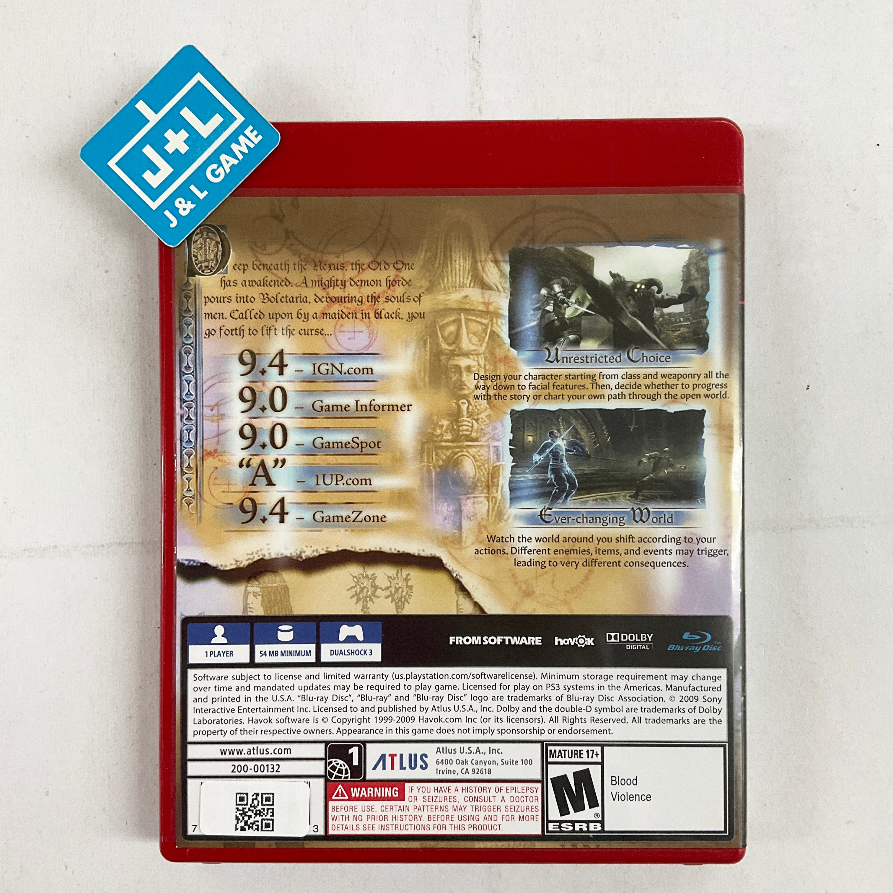 Demon's Souls (Greatest Hits) - (PS3) PlayStation 3 [Pre-Owned] Video Games Atlus   