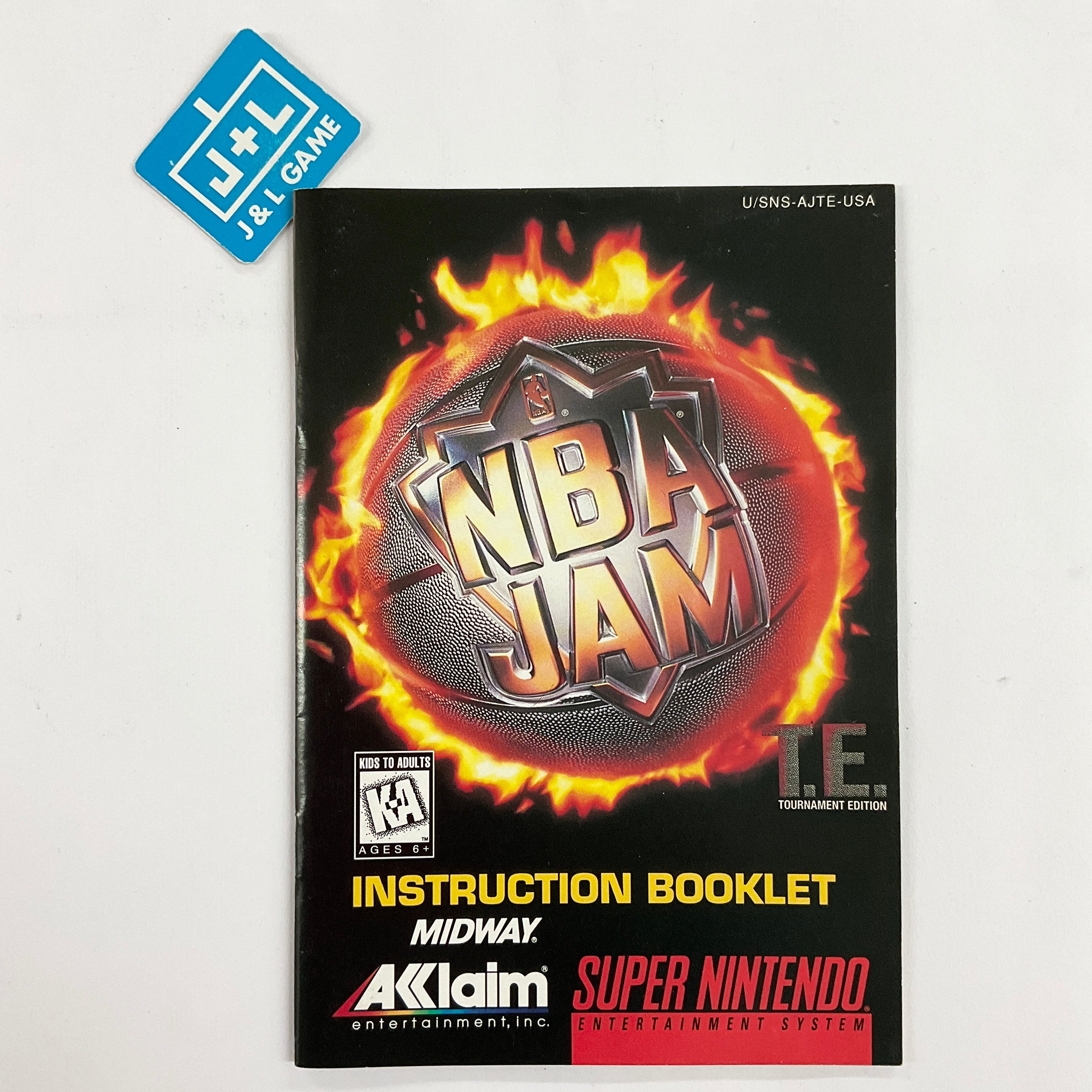 NBA Jam: Tournament Edition - (SNES) Super Nintendo  [Pre-Owned] Video Games Acclaim   