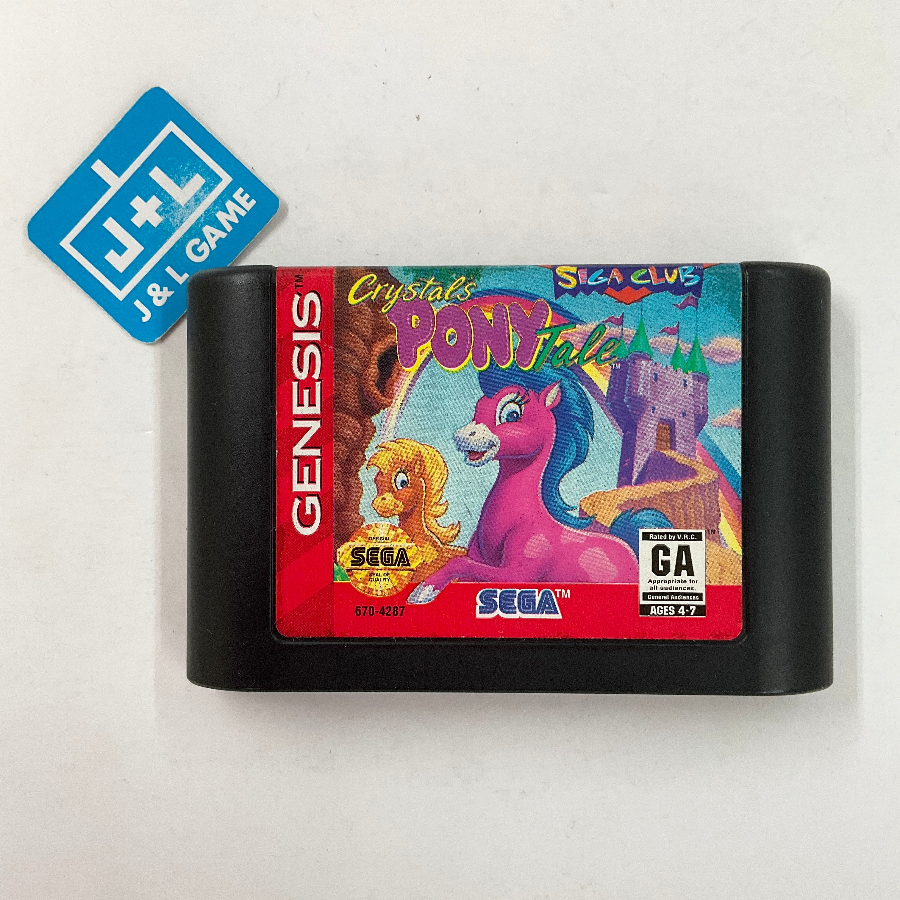 Crystal's Pony Tale - (SG) SEGA Genesis [Pre-Owned] | J&L Game