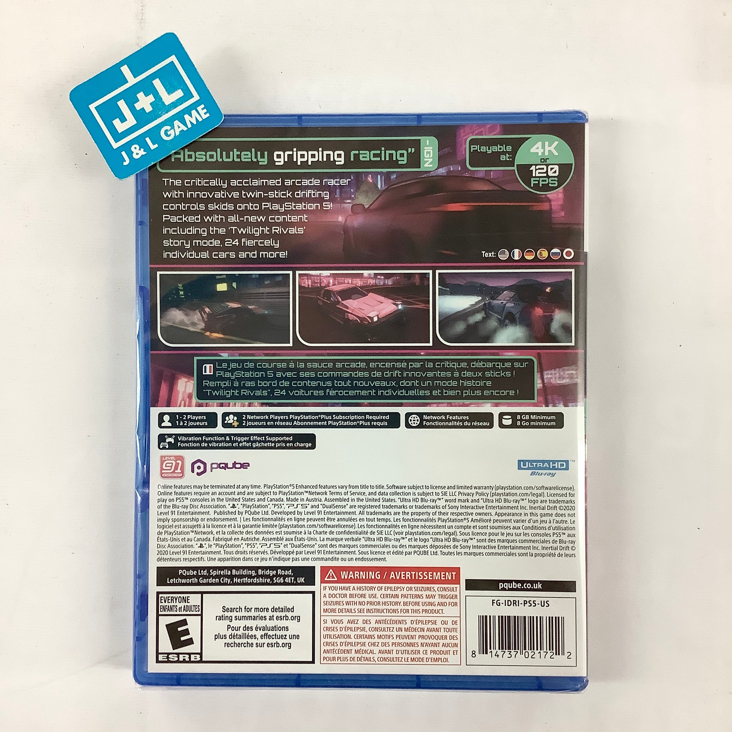 Inertial Drift: Twilight Rivals Edition - (PS5) PlayStation 5 Video Games PQube   