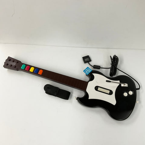 RedOctane Gibson Guitar Hero Guitar (Black/White) - (PS2) Playstation 2 [Pre-Owned] Video Games RedOctane   