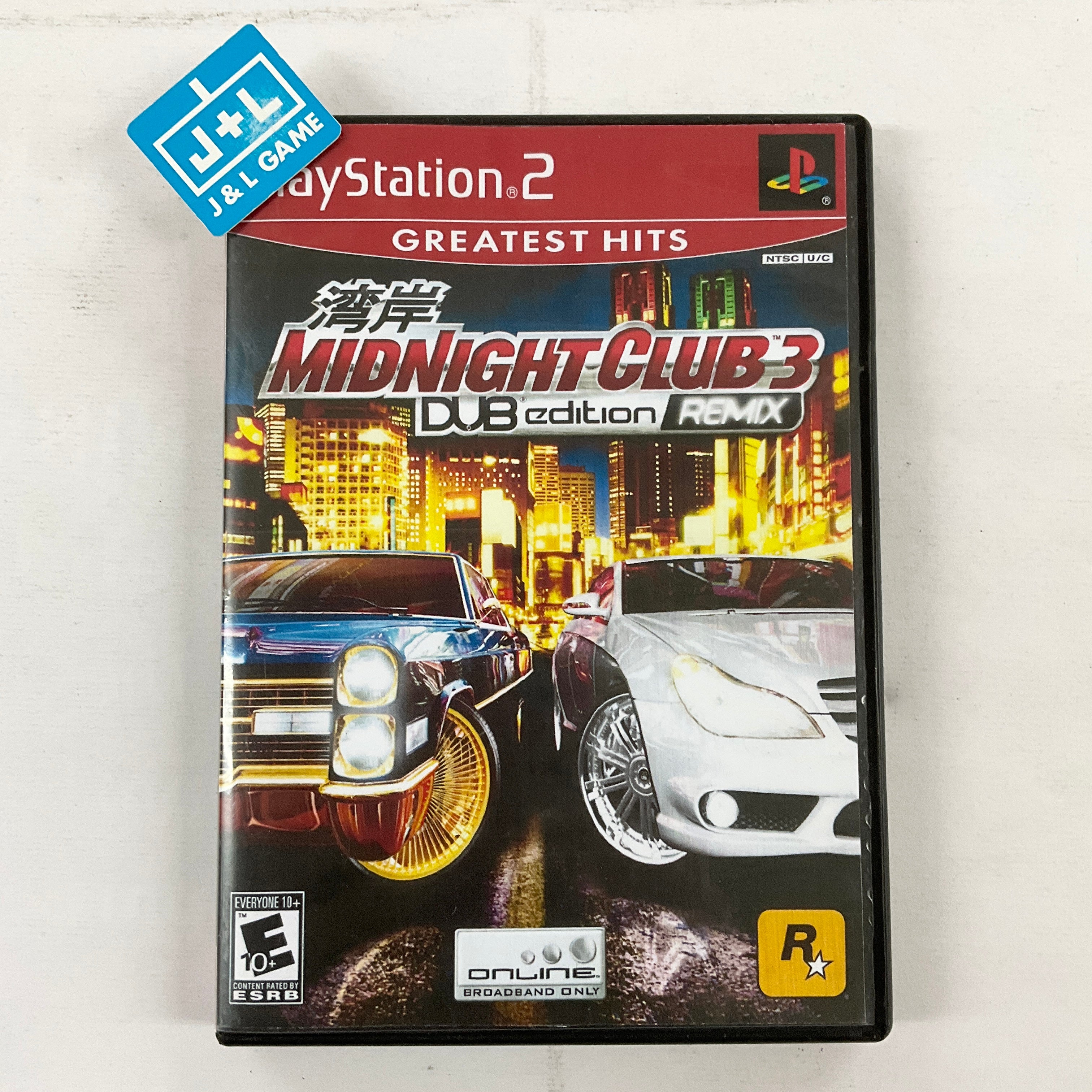 Midnight Club 3: DUB Edition Remix (Greatest Hits) - (PS2) PlayStation 2 [Pre-Owned] Video Games Rockstar Games   