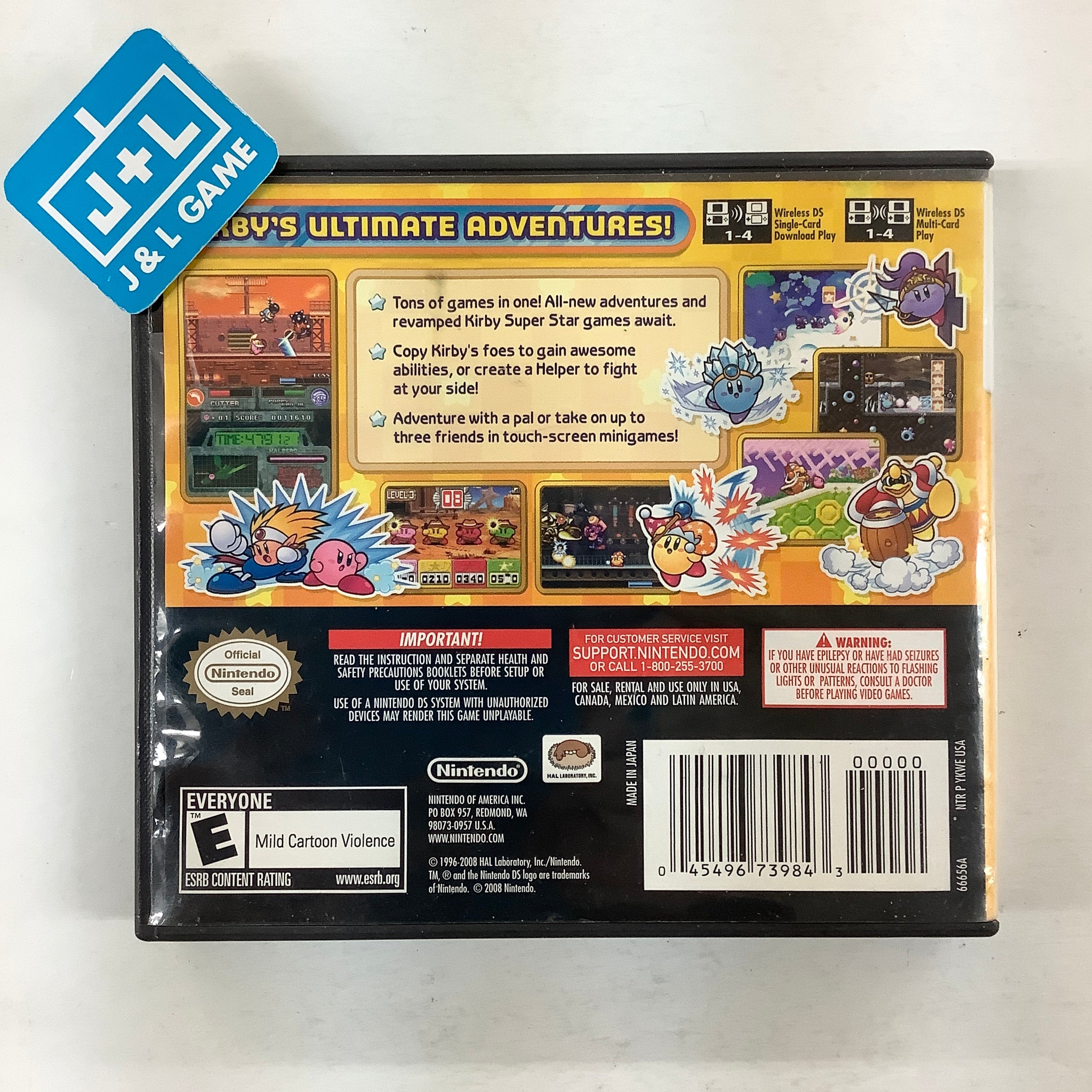 Kirby Super Star Ultra - (NDS) Nintendo DS [Pre-Owned] Video Games Nintendo   