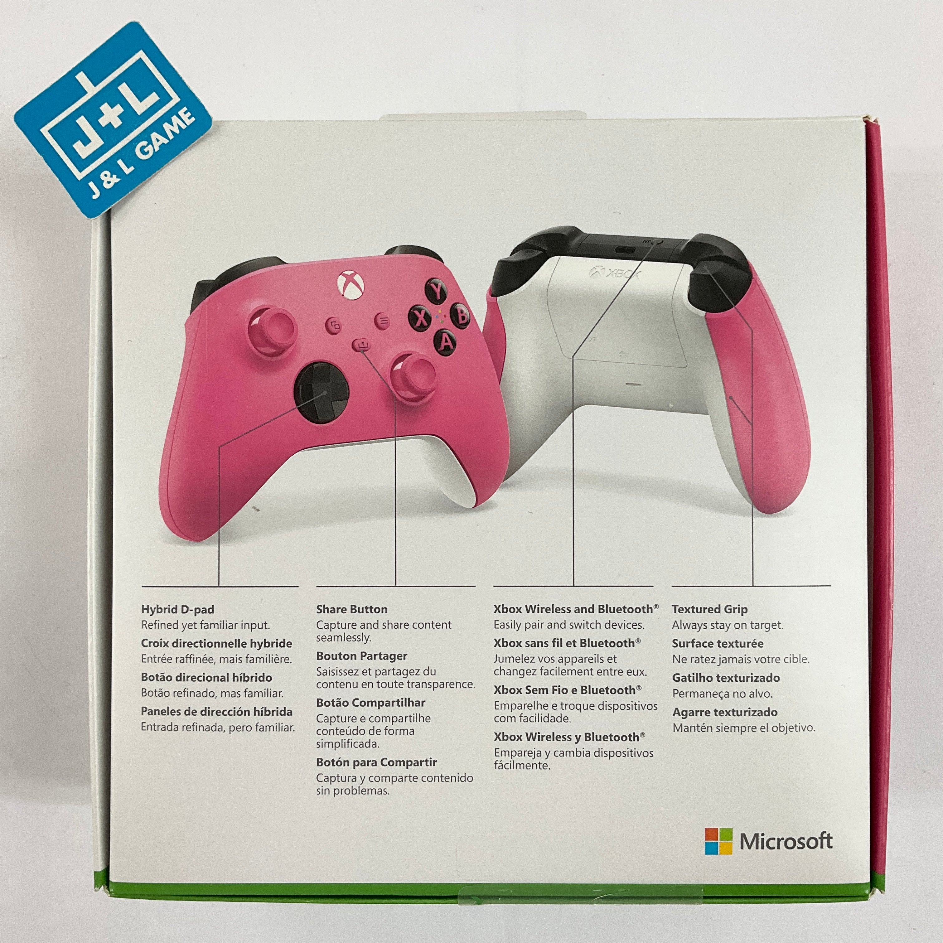 Microsoft Xbox Series X Wireless Controller (Deep Pink) - (XSX) Xbox Series X Accessories Xbox   