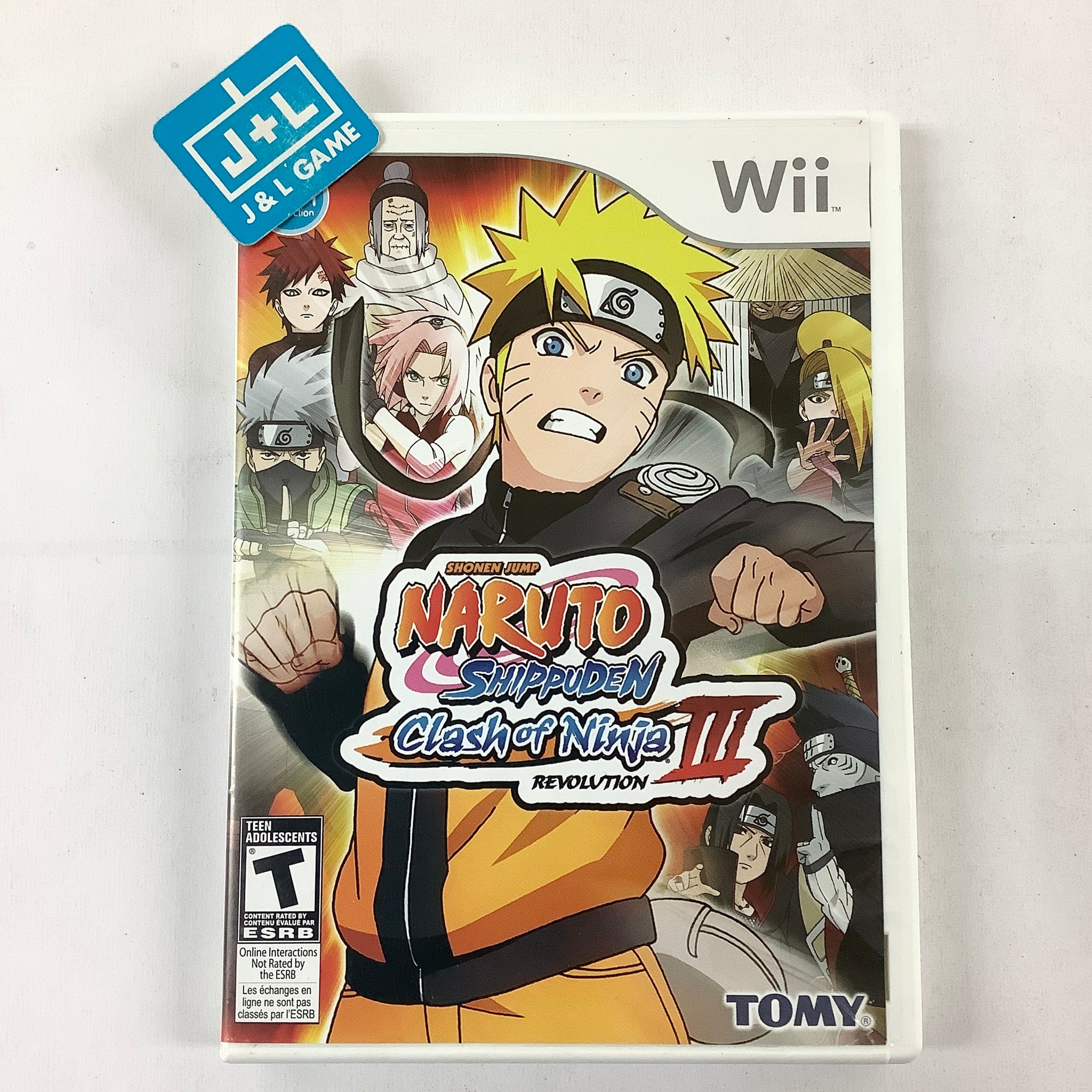 Naruto Shippuden: Clash of Ninja Revolution III - Nintendo Wii [Pre-Owned] Video Games Tomy Corporation   