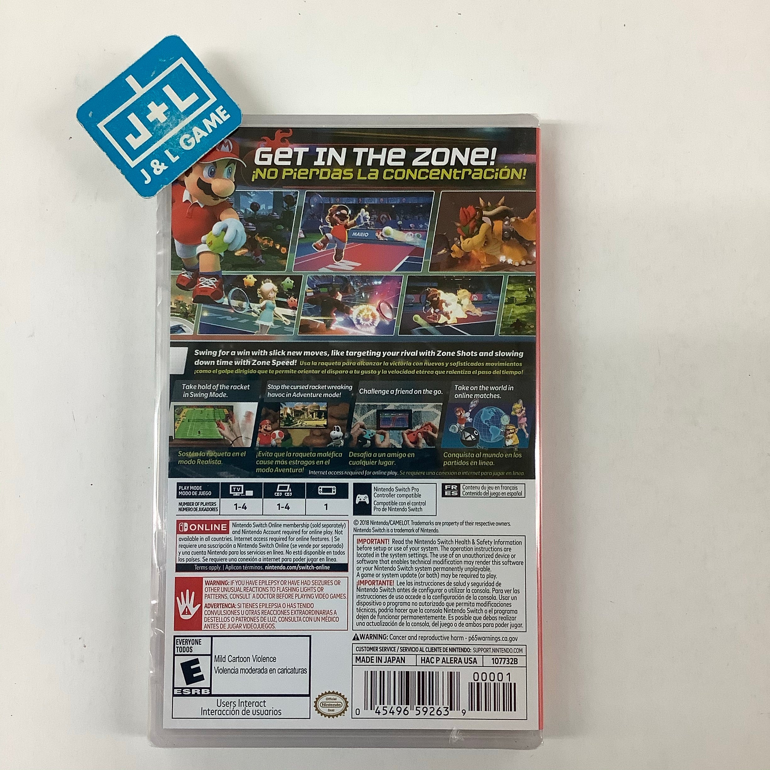 Mario Tennis Aces - (NSW) Nintendo Switch Video Games Nintendo   