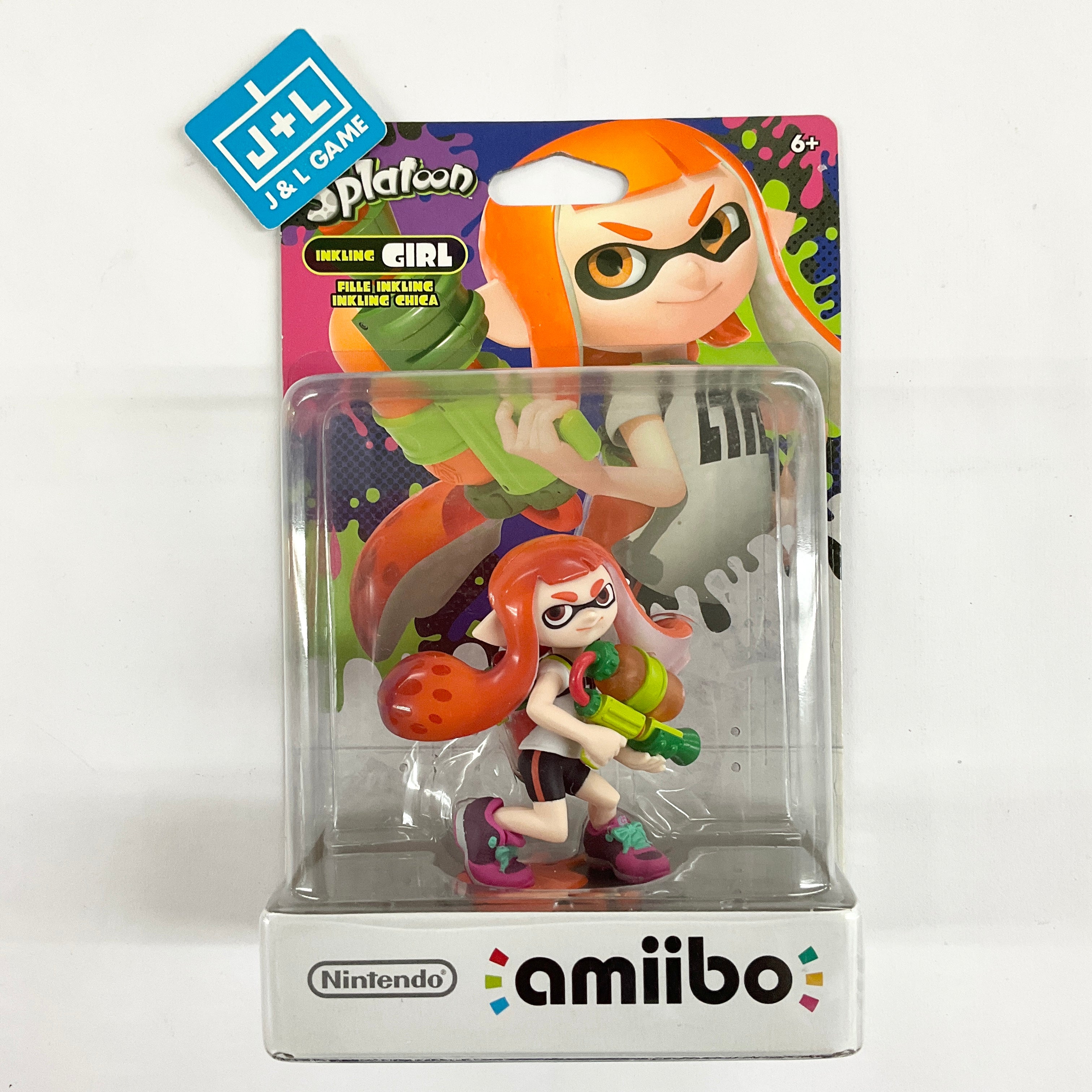 Inkling Girl (Orange) (Splatoon series) - Nintendo WiiU Amiibo Amiibo Nintendo   