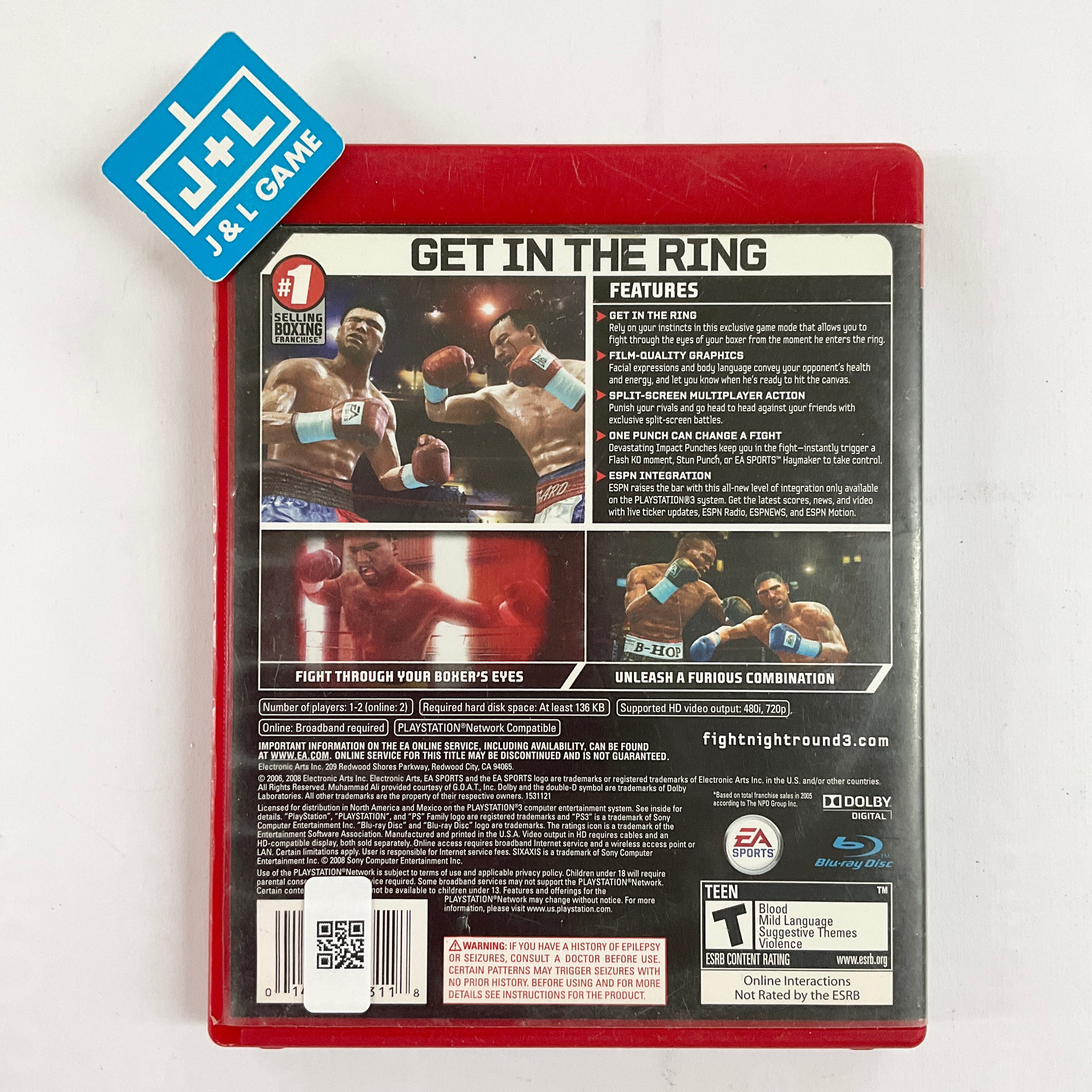 Fight Night Round 3 (Greatest Hits) - (PS3) PlayStation 3 [Pre-Owned] Video Games EA Sports   