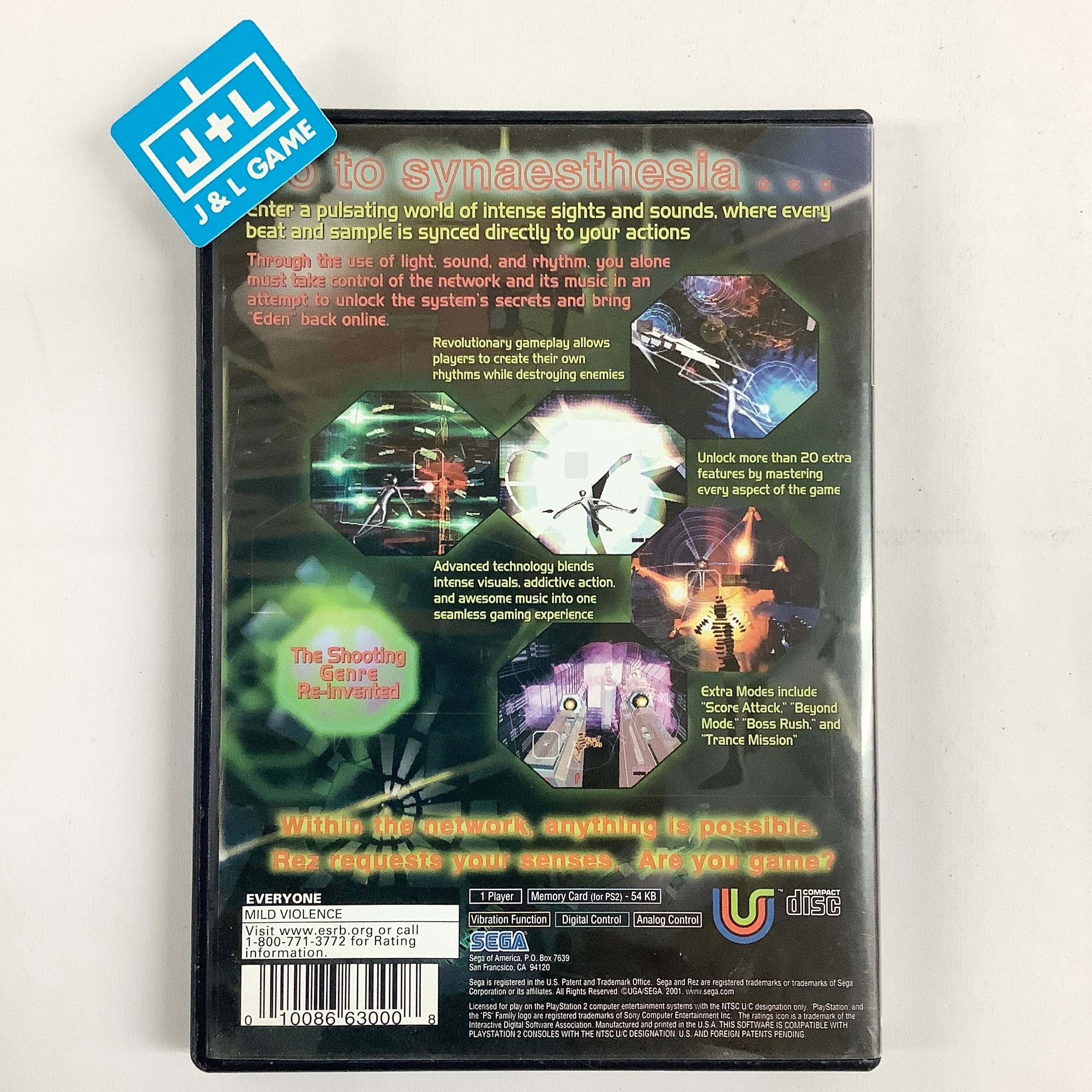 Rez - (PS2) PlayStation 2 [Pre-Owned] | J&L Game