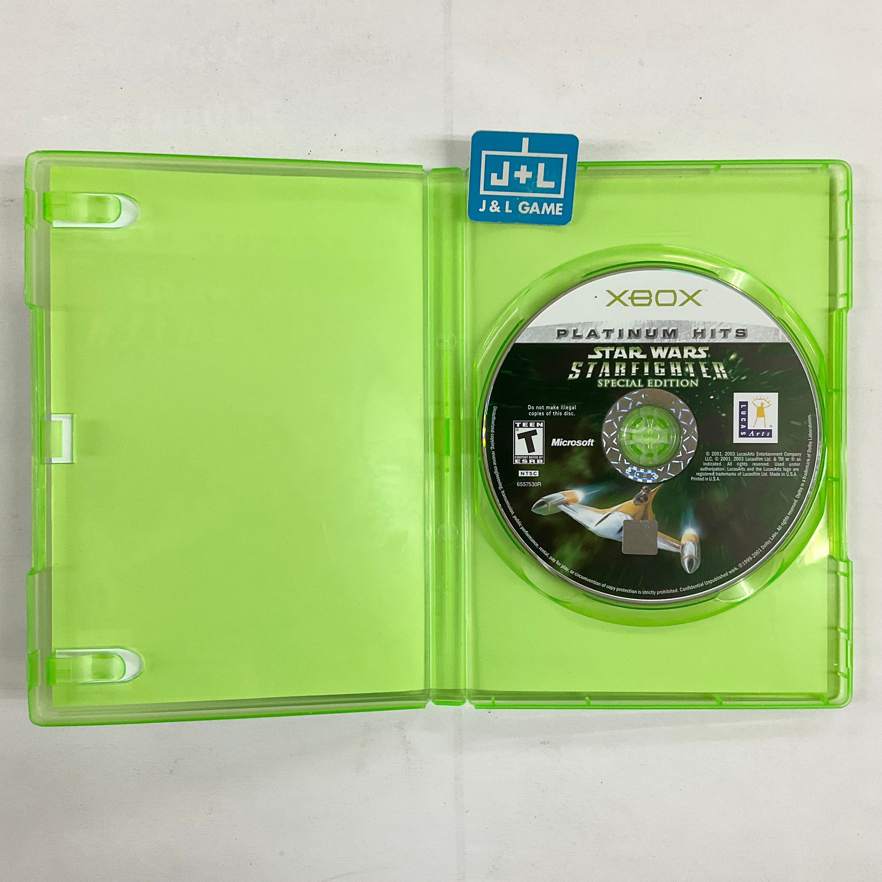 Star Wars Starfighter: Special Edition (Platinum Hits) - (XB) Xbox [Pre-Owned] Video Games LucasArts   