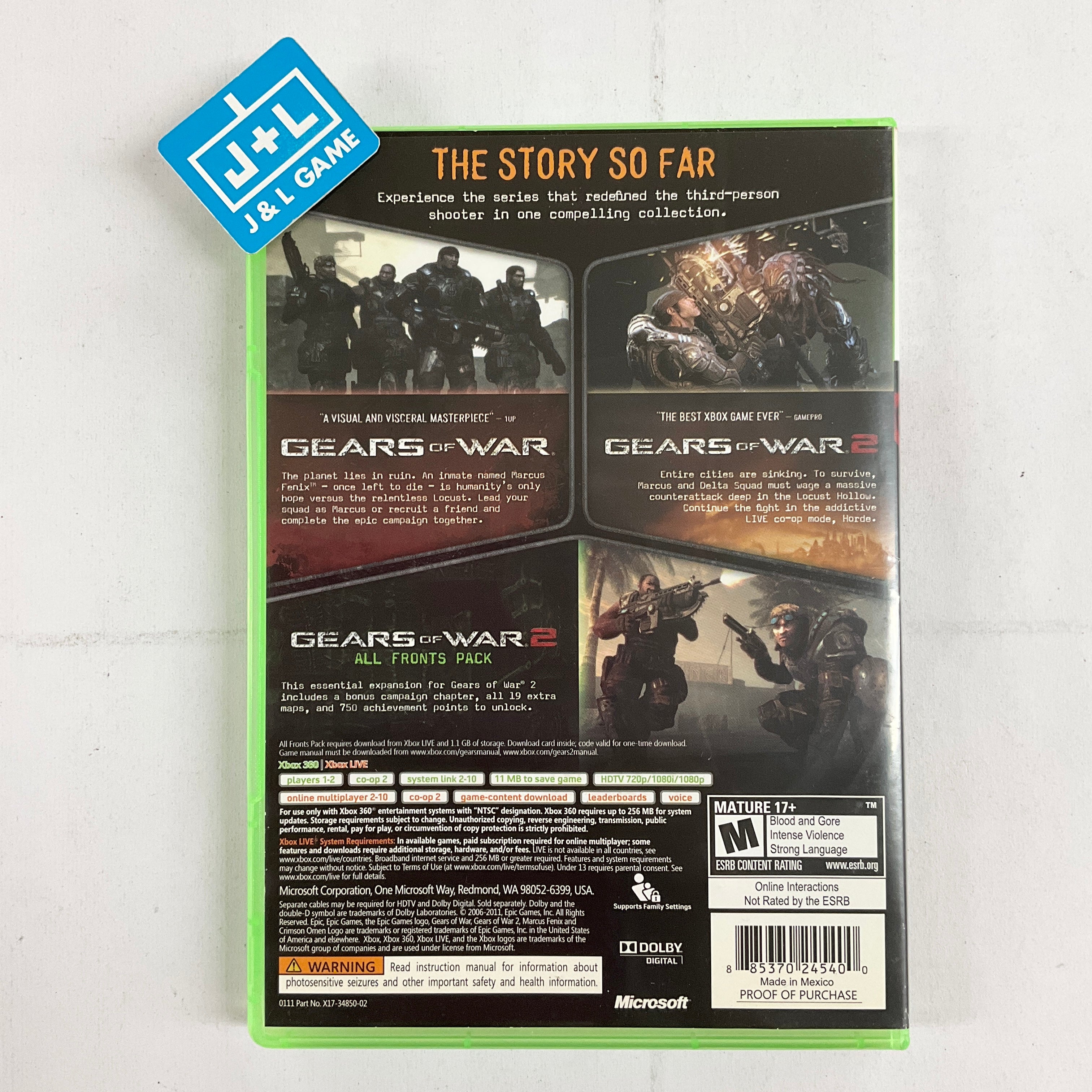 gears triple bundle Gears of War Triple Pack