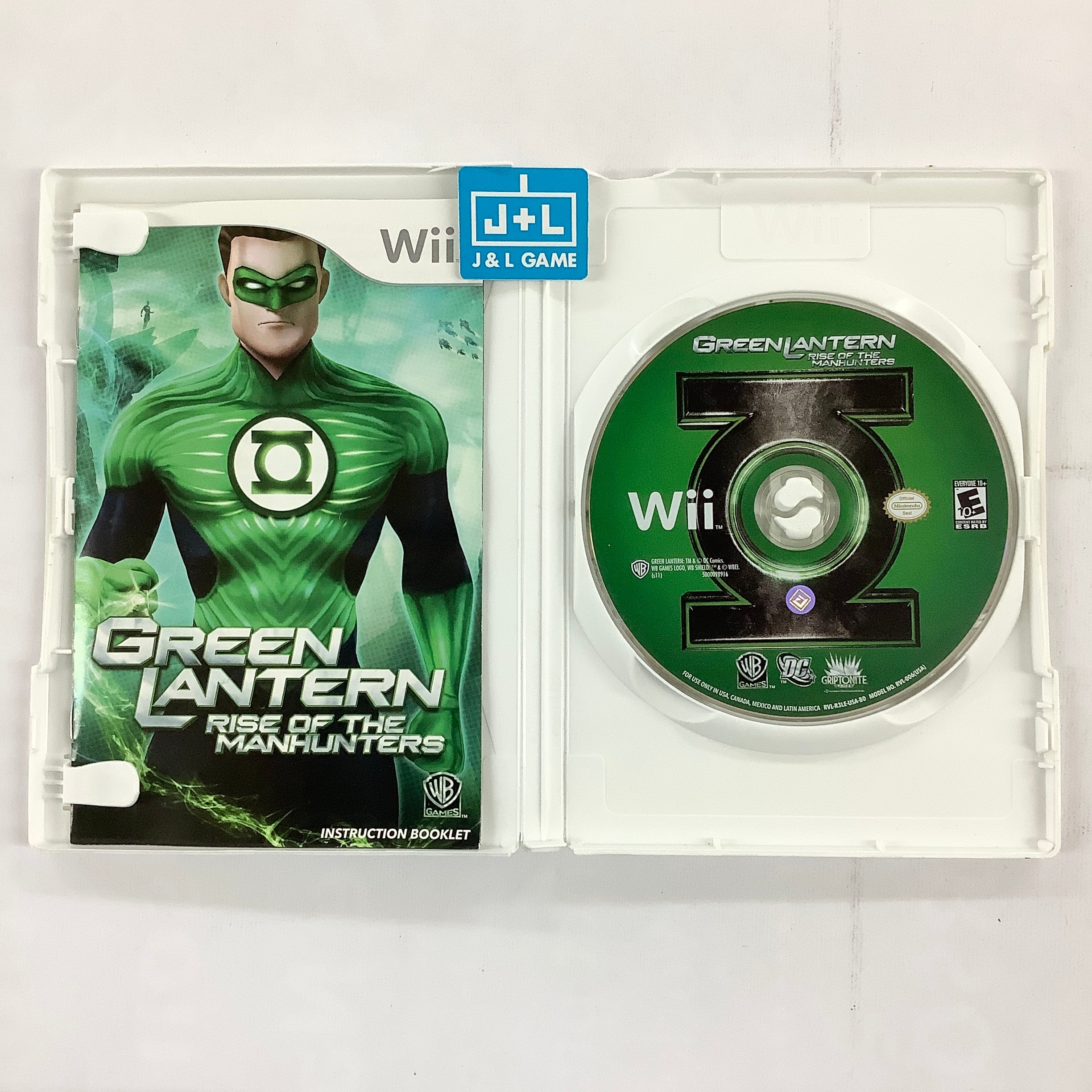Green Lantern: Rise of the Manhunters - Nintendo Wii [Pre-Owned] Video Games Warner Bros. Interactive Entertainment   