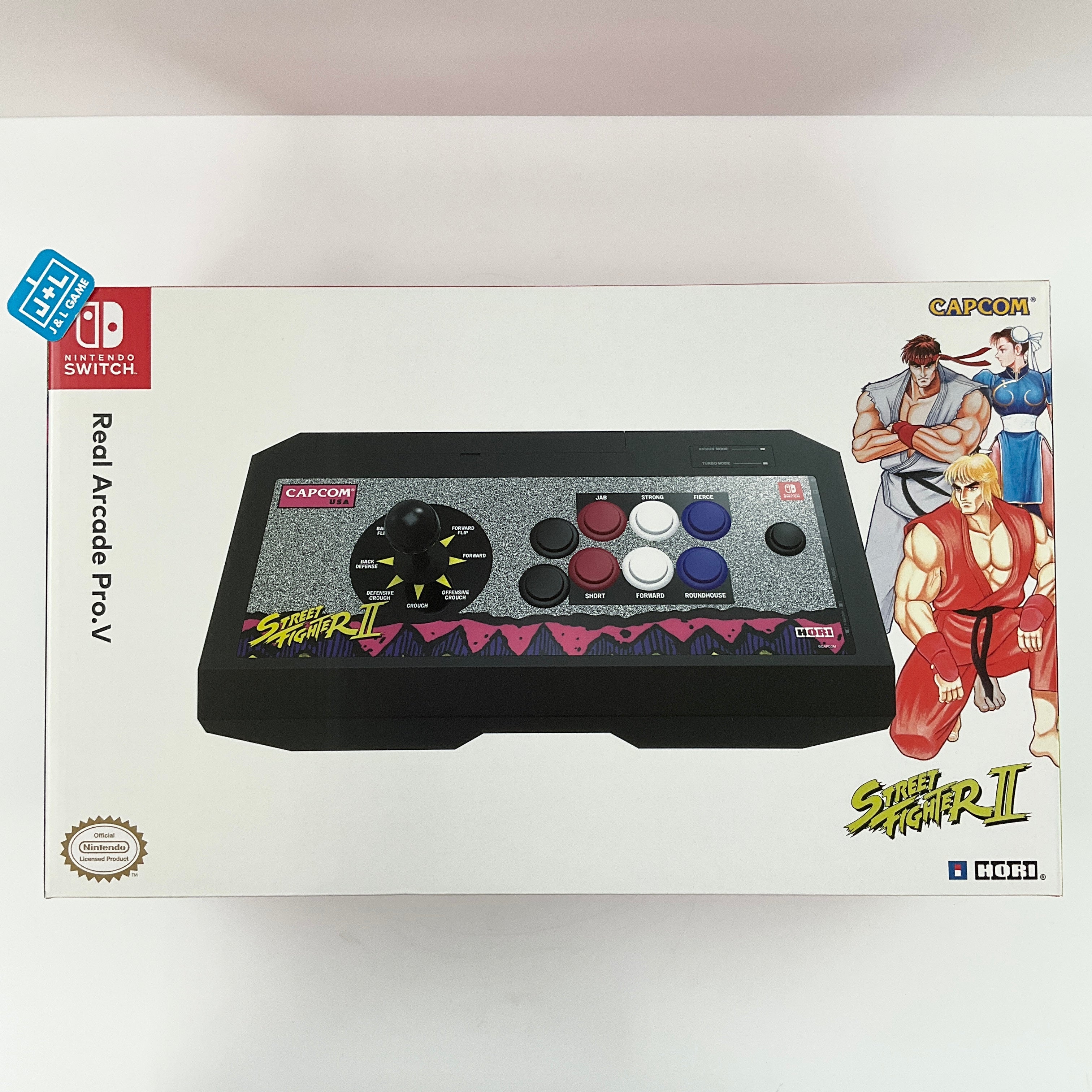 HORI Nintendo Switch Real Arcade Pro V (Street Fighter II Edition) - (NSW) Nintendo Switch Accessories HORI   