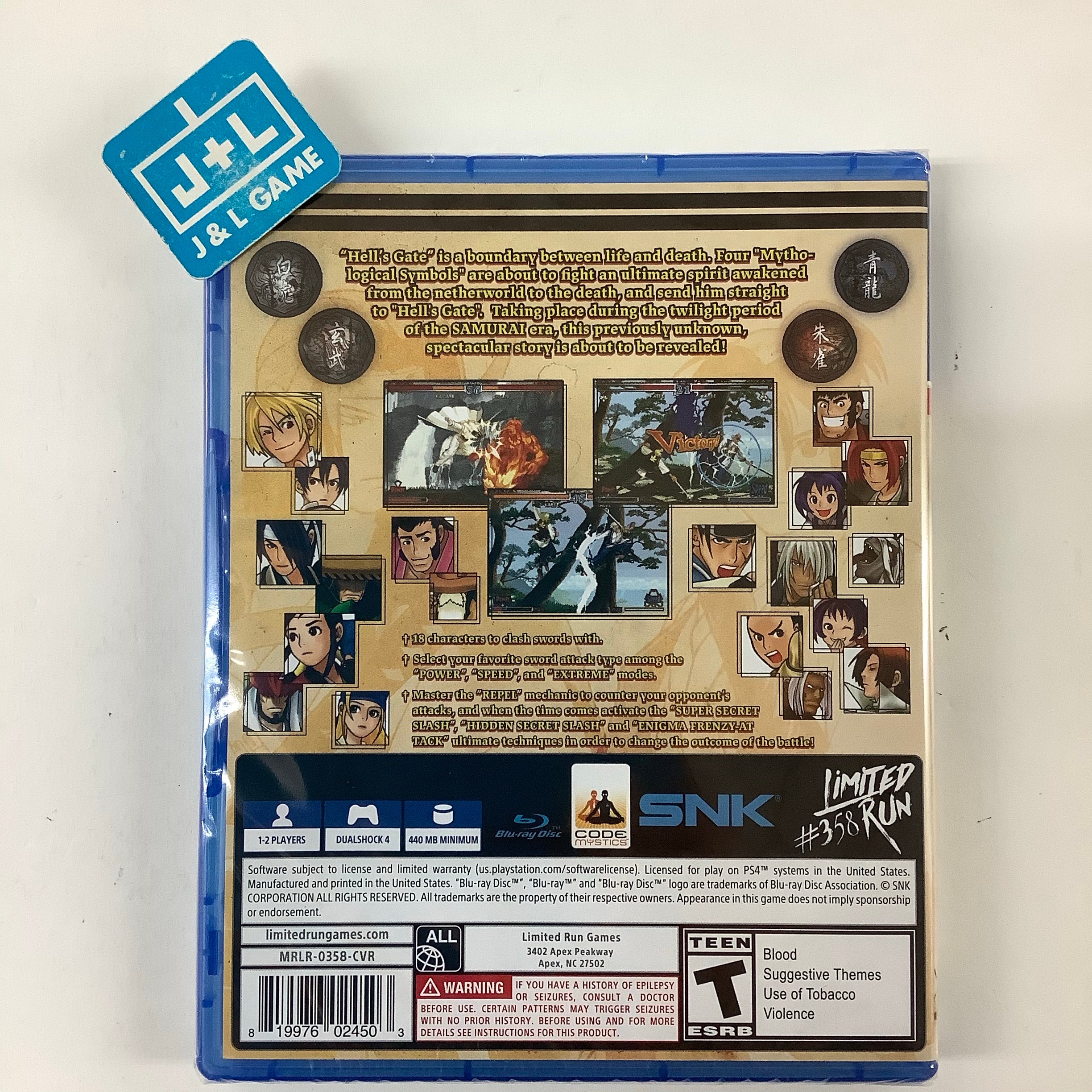 The Last Blade 2 (Limited Run #358) - (PS4) Playstation 4 Video Games Limited Run Games   